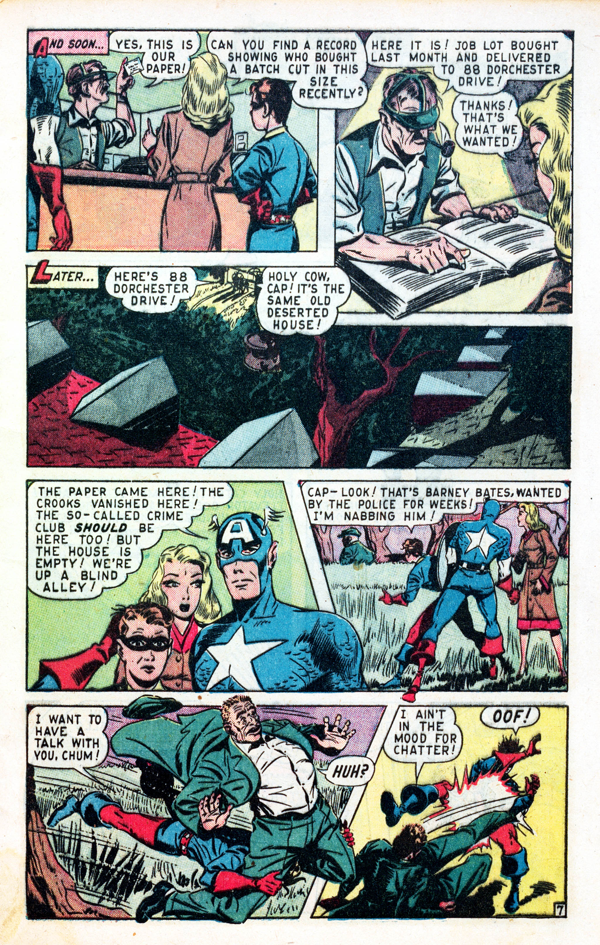 Read online Captain America Comics comic -  Issue #62 - 9