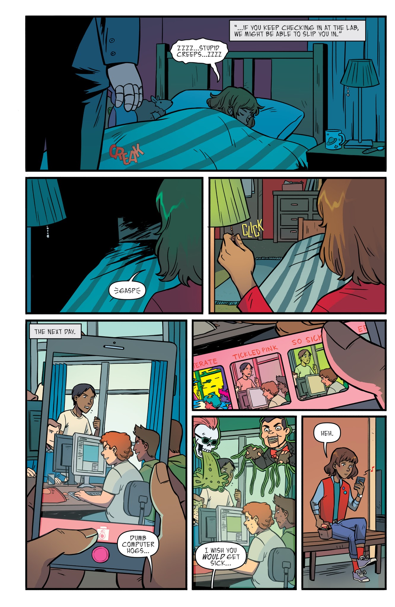Read online Goosebumps: Download and Die comic -  Issue #1 - 17