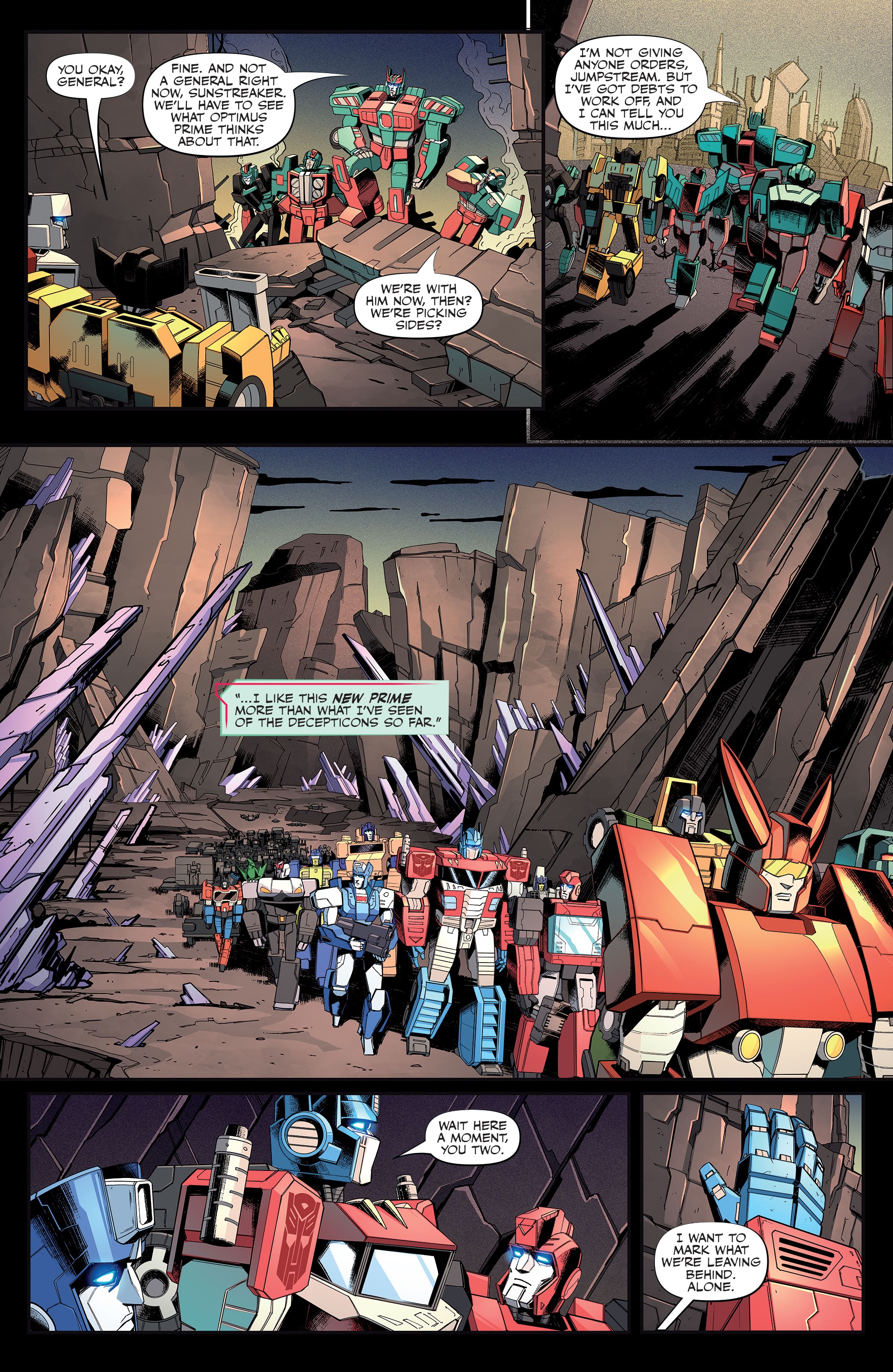 Read online Transformers (2019) comic -  Issue #30 - 22