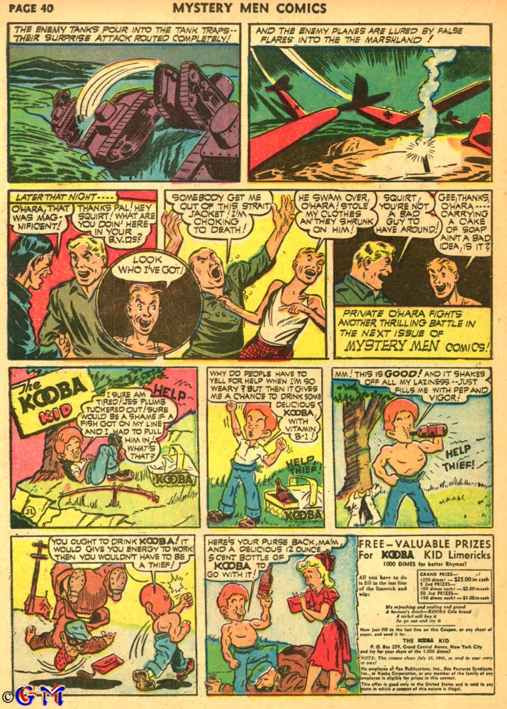 Read online Mystery Men Comics comic -  Issue #25 - 41