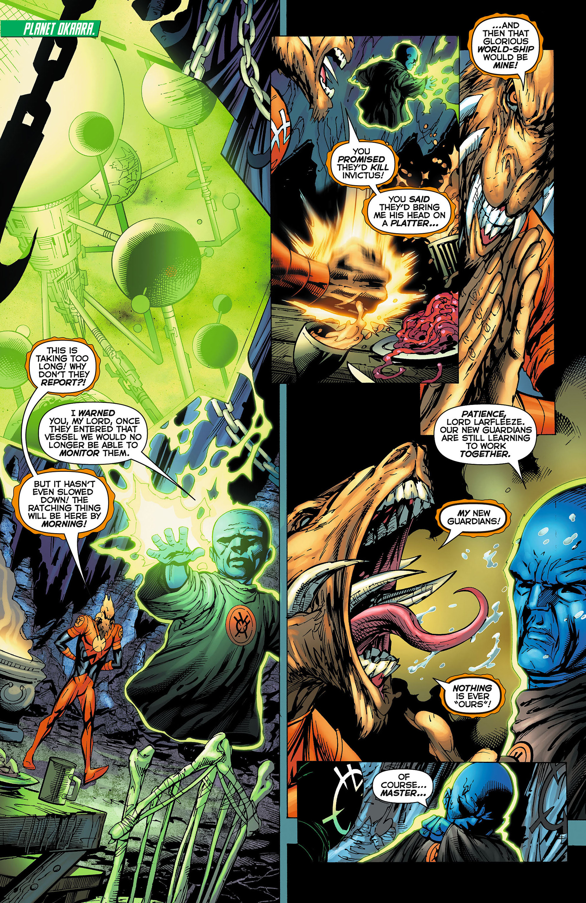 Read online Green Lantern: New Guardians comic -  Issue #7 - 9