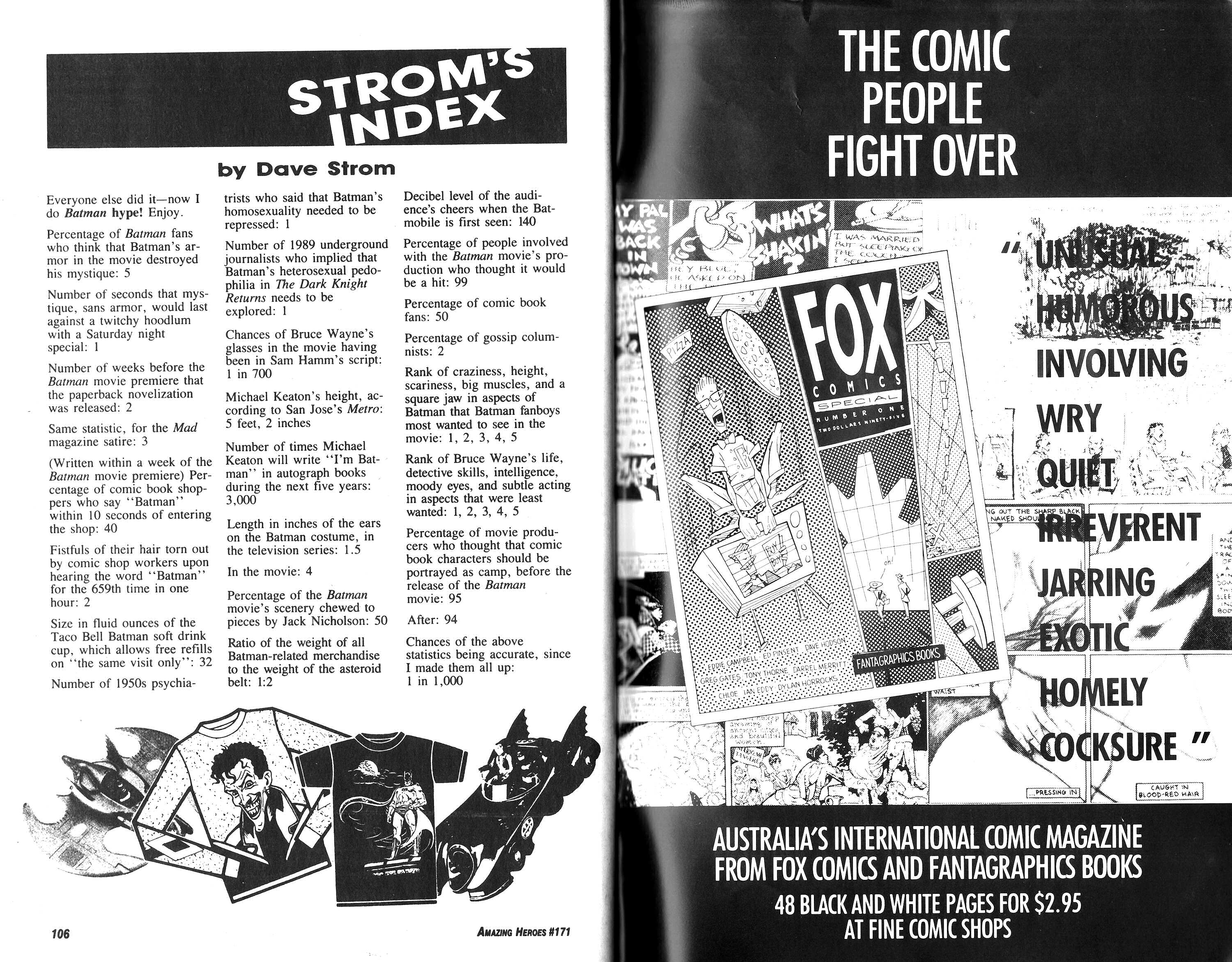Read online Amazing Heroes comic -  Issue #171 - 54