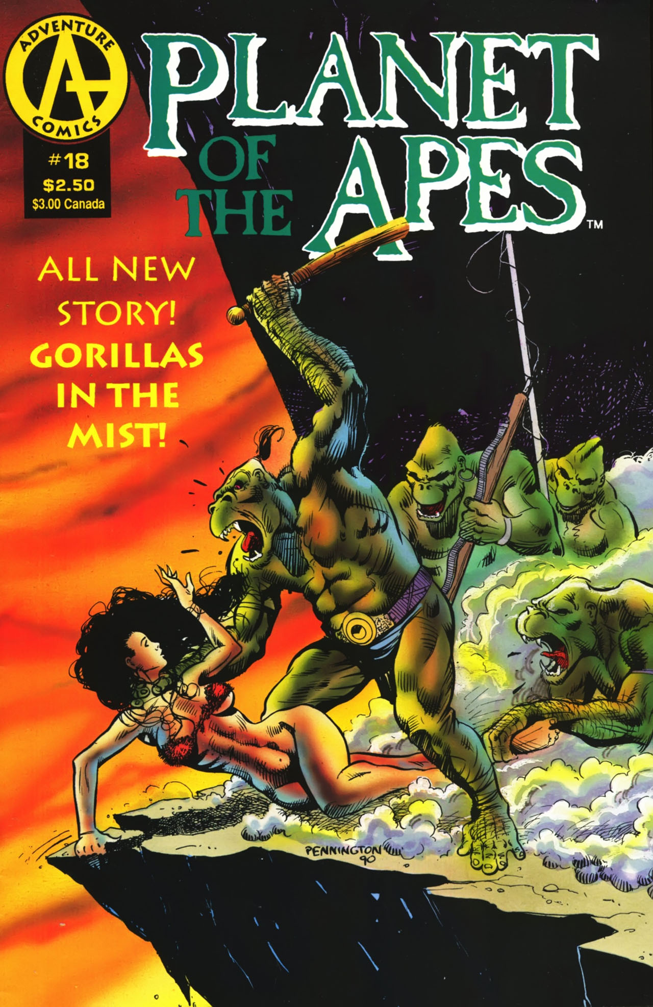 Read online Planet of the Apes (1990) comic -  Issue #18 - 1