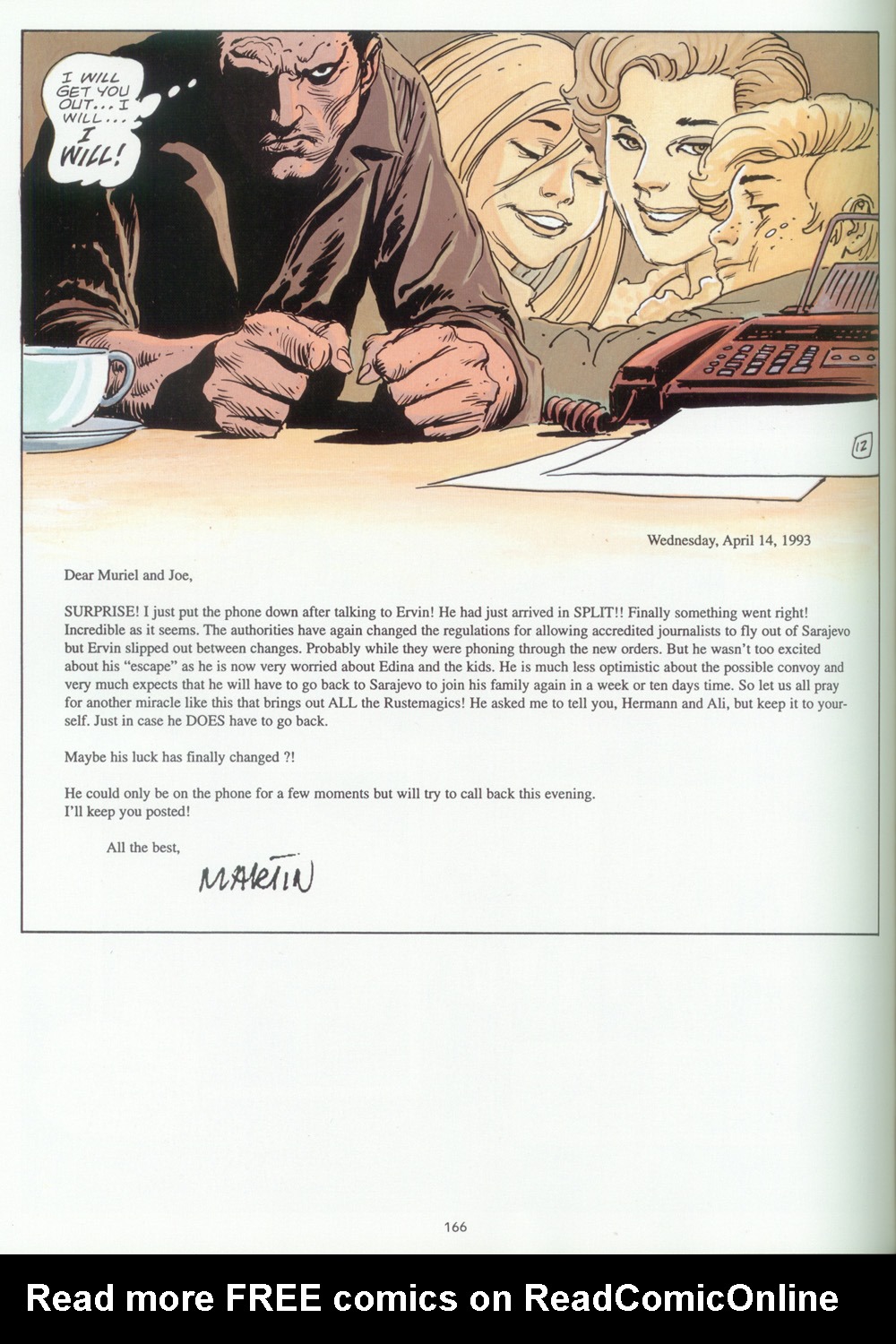 Read online Fax from Sarajevo comic -  Issue # TPB - 152