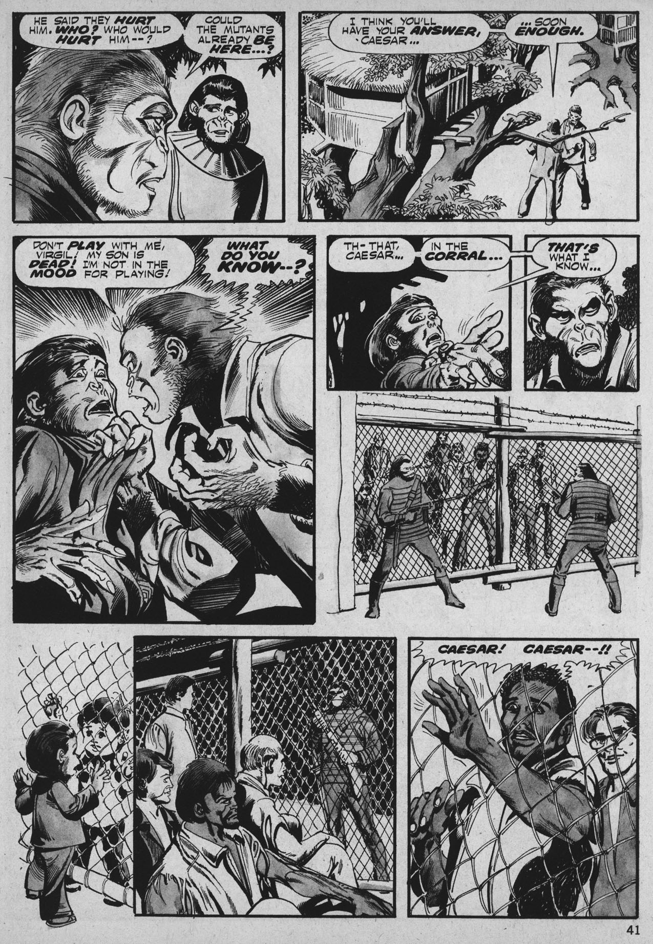 Read online Planet of the Apes comic -  Issue #26 - 41