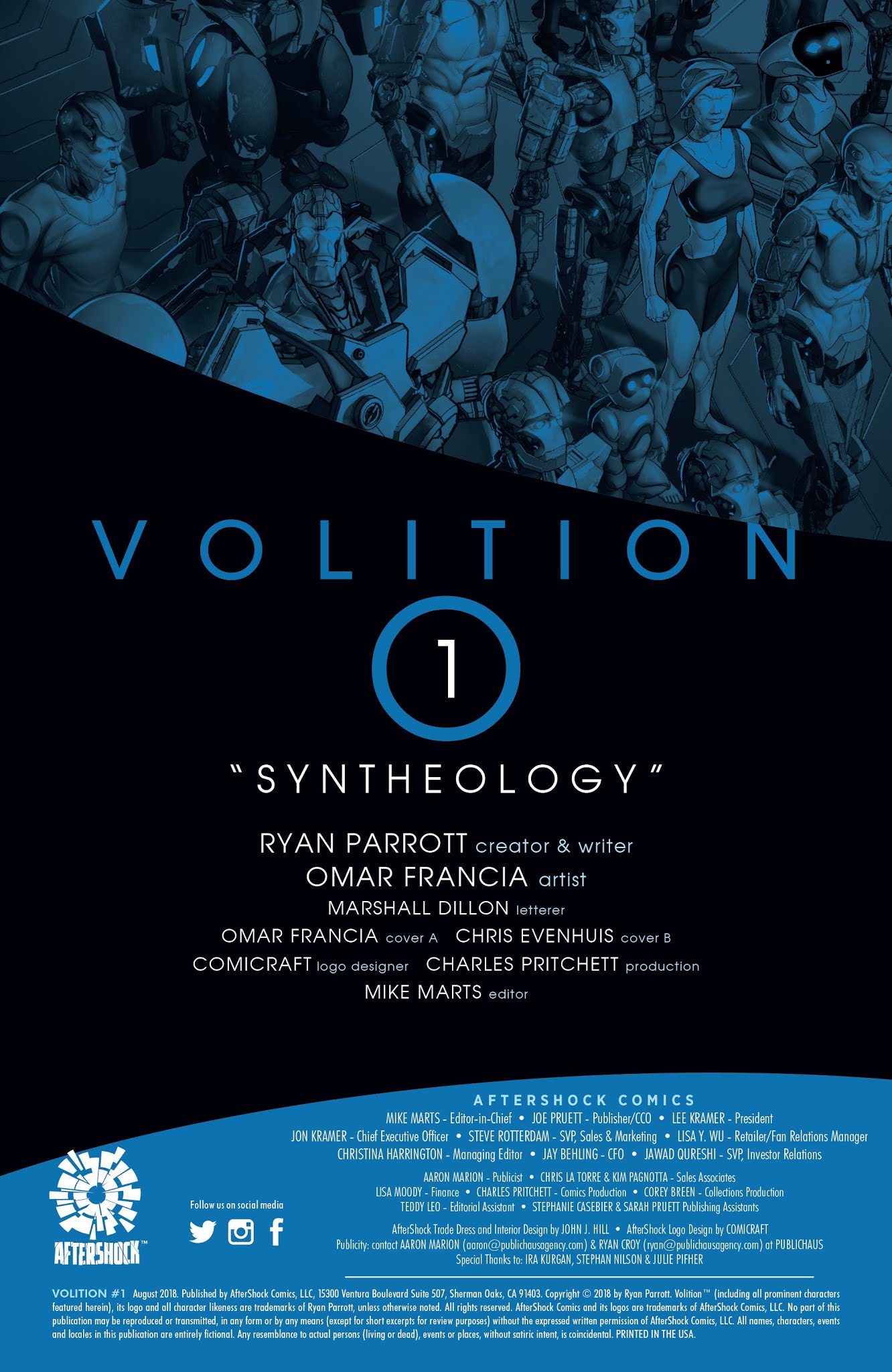 Read online Volition comic -  Issue #1 - 2