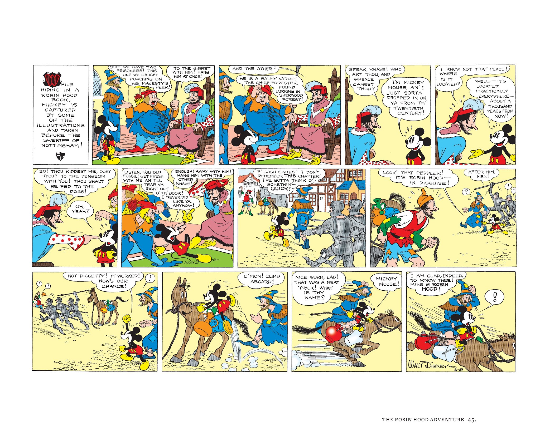 Read online Walt Disney's Mickey Mouse Color Sundays comic -  Issue # TPB 2 (Part 1) - 45