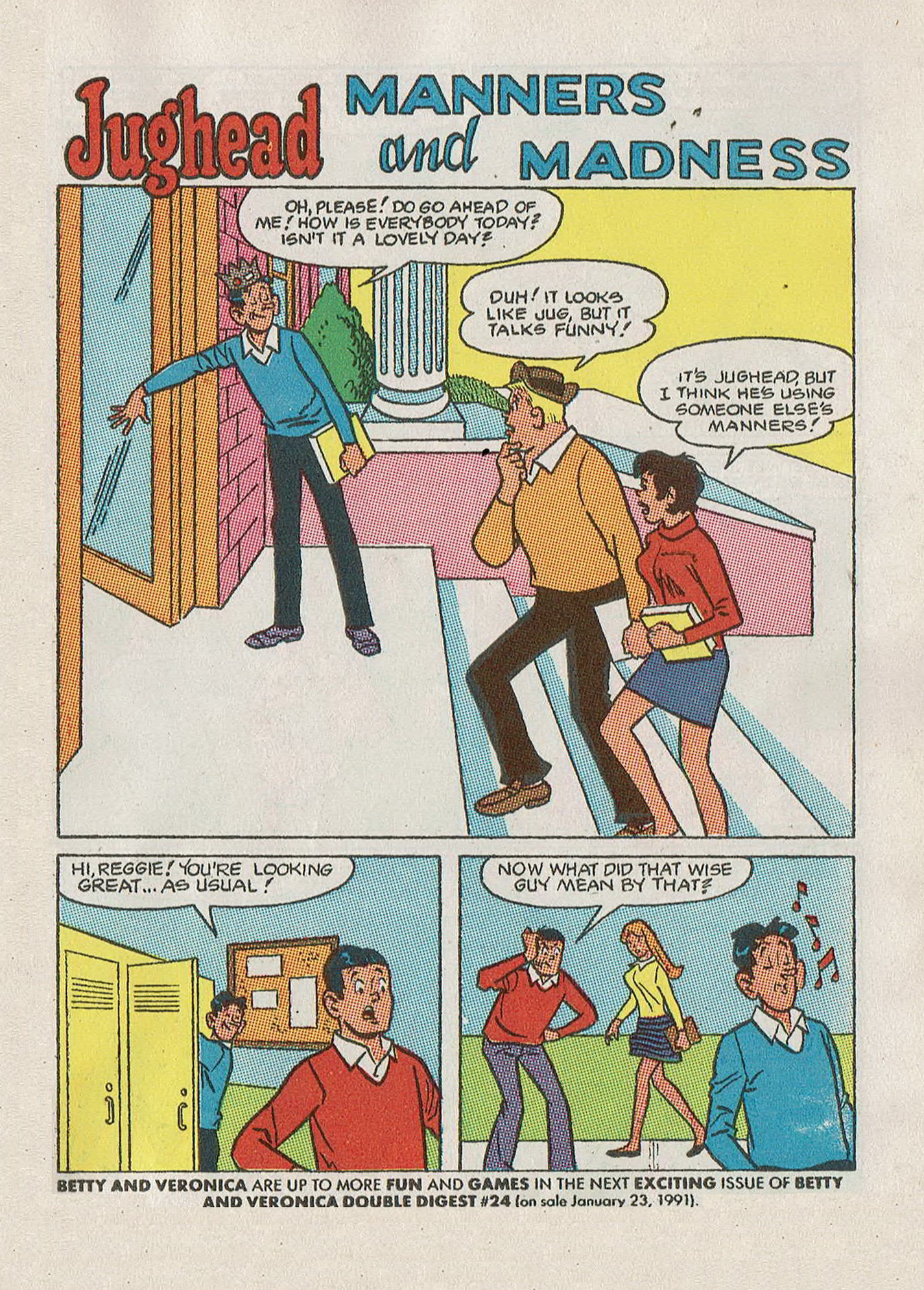 Read online Jughead Jones Comics Digest comic -  Issue #68 - 125