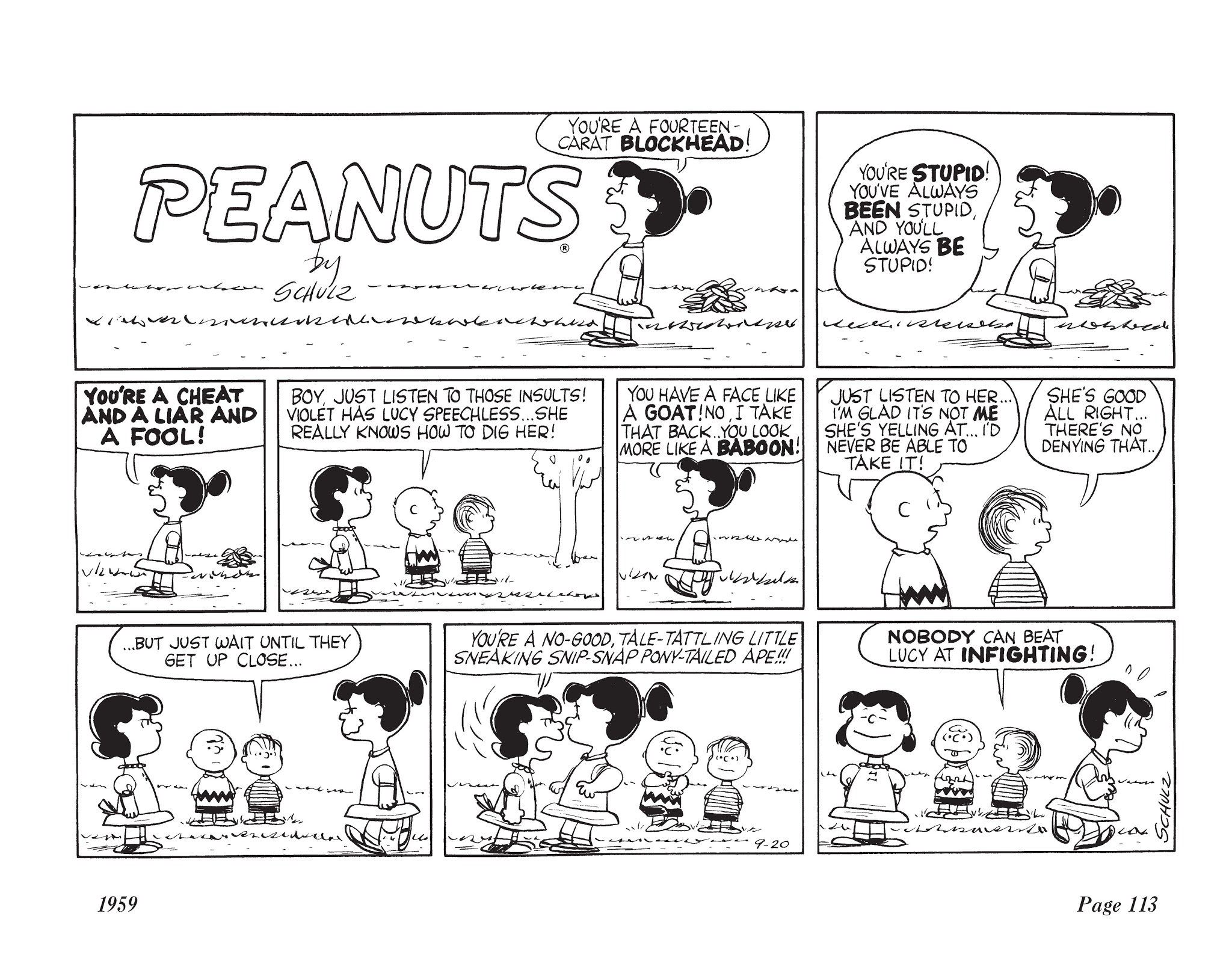 Read online The Complete Peanuts comic -  Issue # TPB 5 - 129