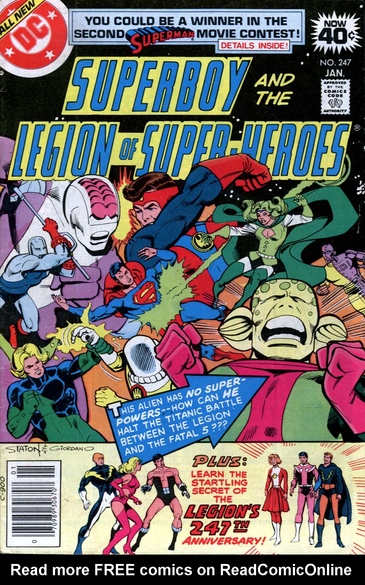 Read online Superboy (1949) comic -  Issue #247 - 1