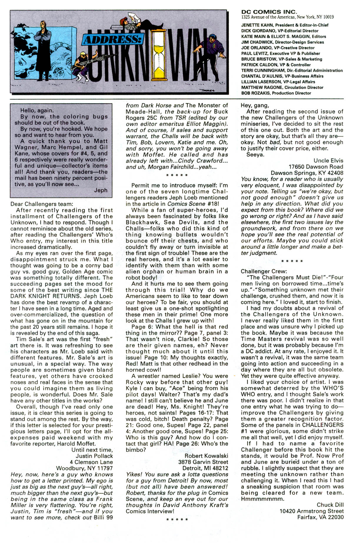 Read online Challengers of the Unknown (1991) comic -  Issue #5 - 29