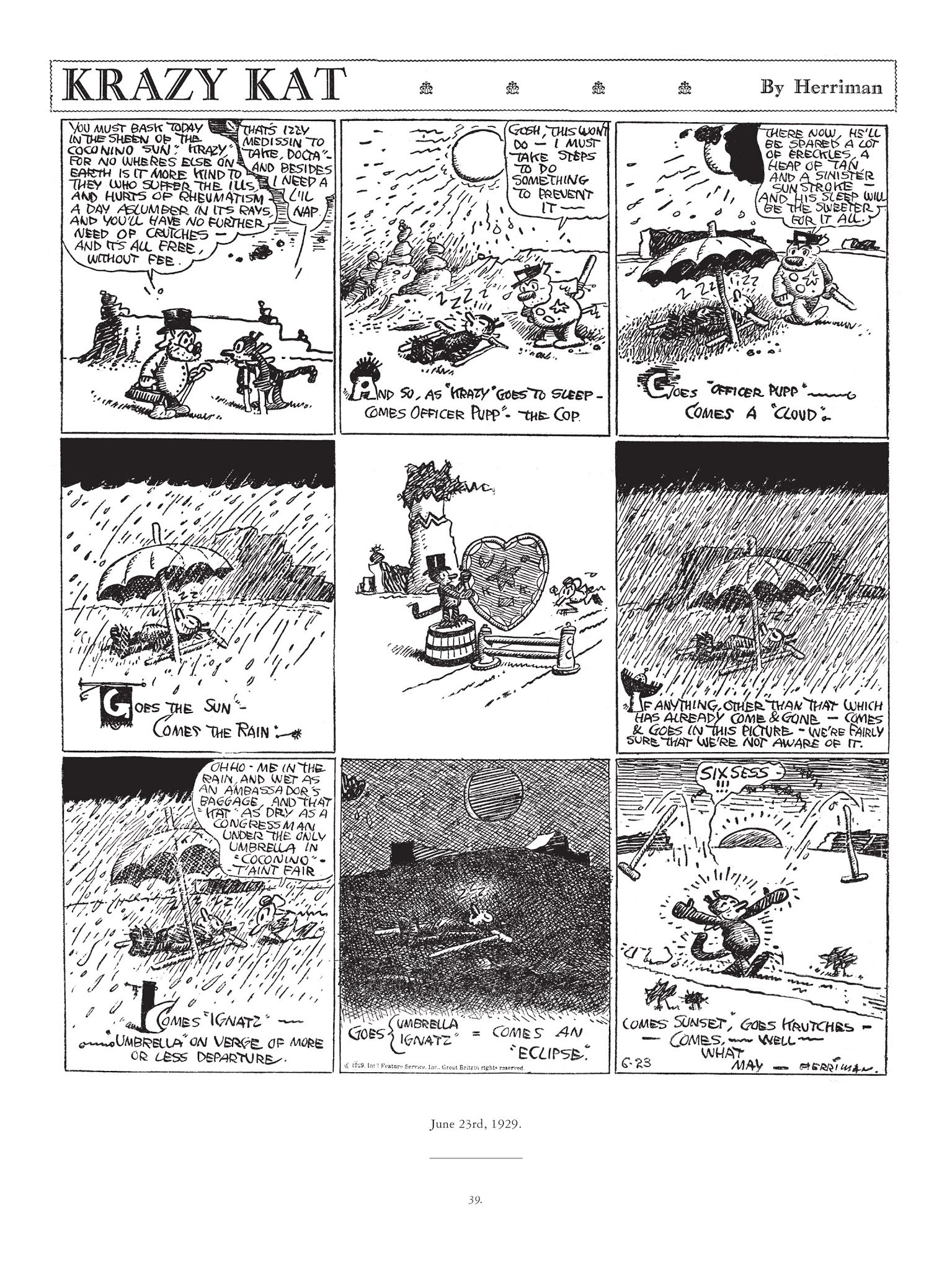 Read online Krazy & Ignatz comic -  Issue # TPB 6 - 37