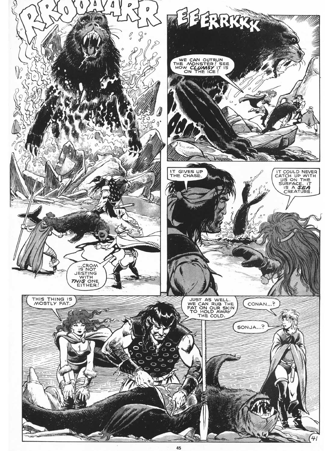 Read online The Savage Sword Of Conan comic -  Issue #170 - 47