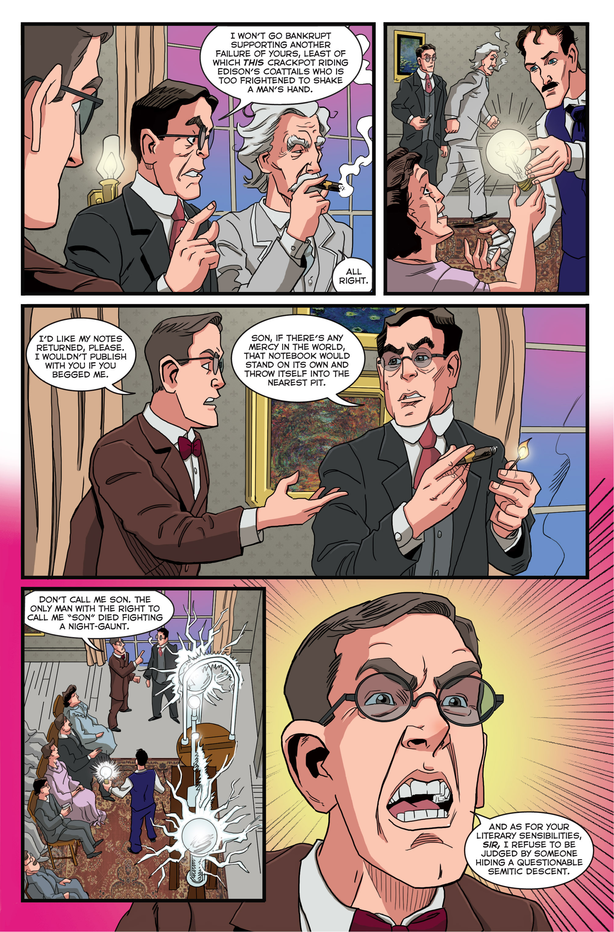 Read online Herald: Lovecraft and Tesla comic -  Issue #4 - 22