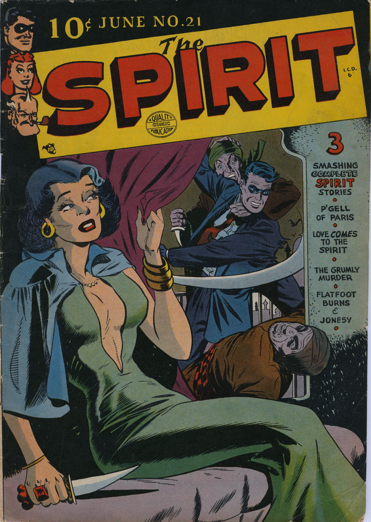 Read online The Spirit (1944) comic -  Issue #21 - 1