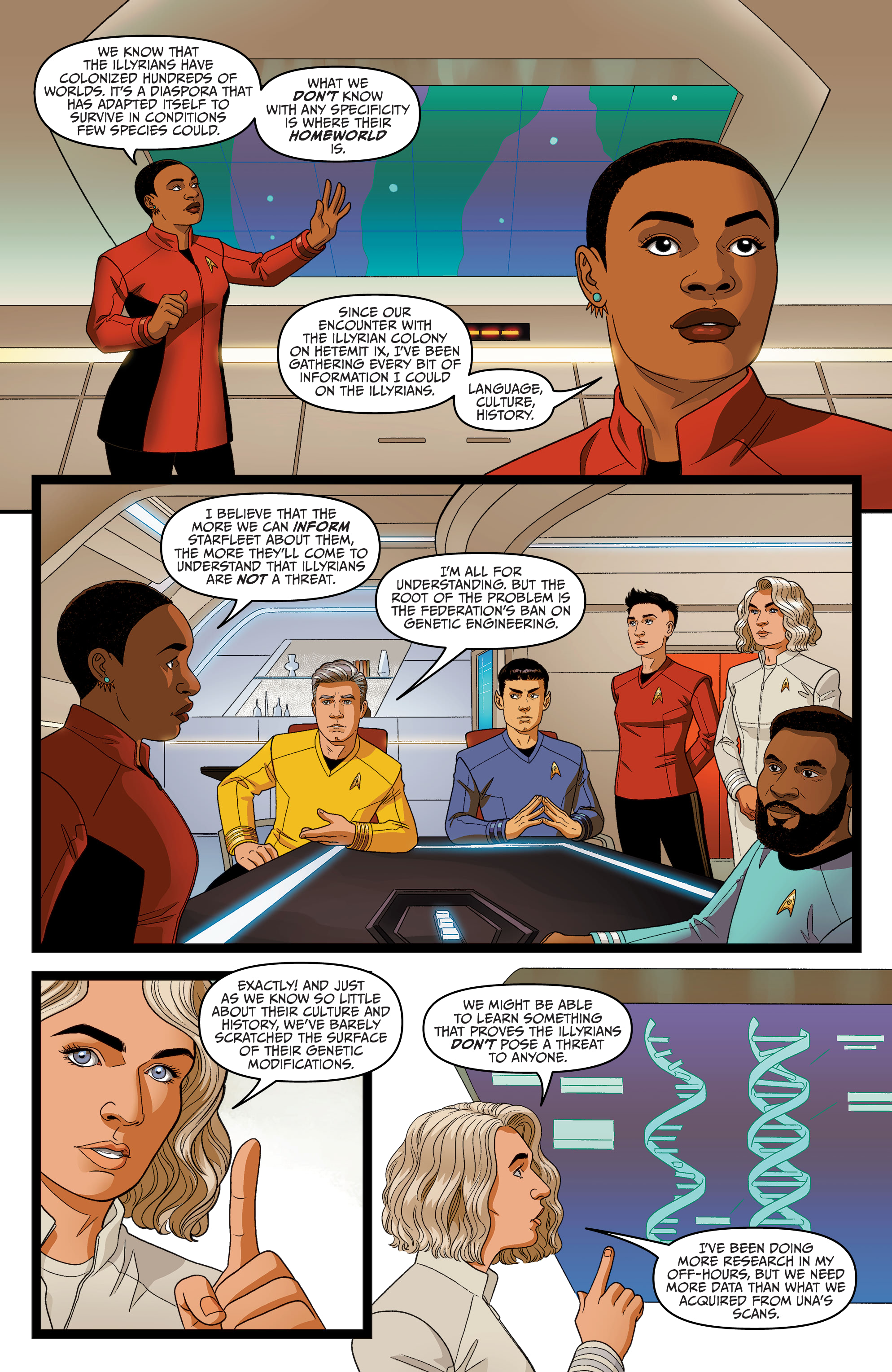Read online Star Trek: Strange New Worlds - The Illyrian Enigma comic -  Issue #1 - 11