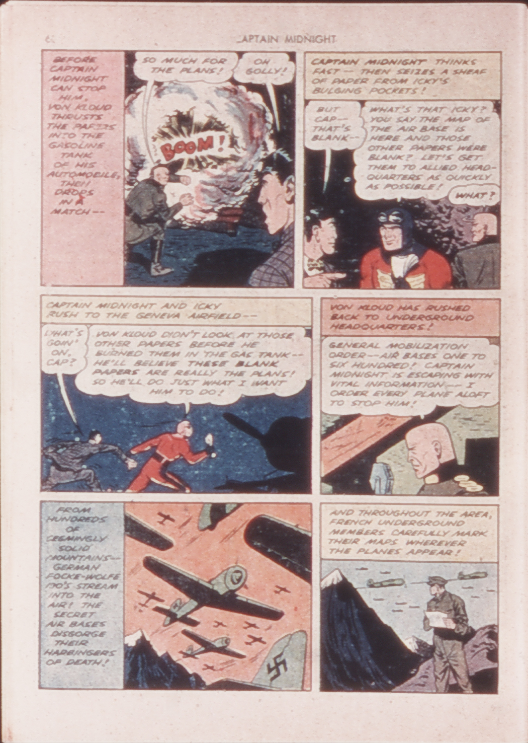 Read online Captain Midnight (1942) comic -  Issue #14 - 60