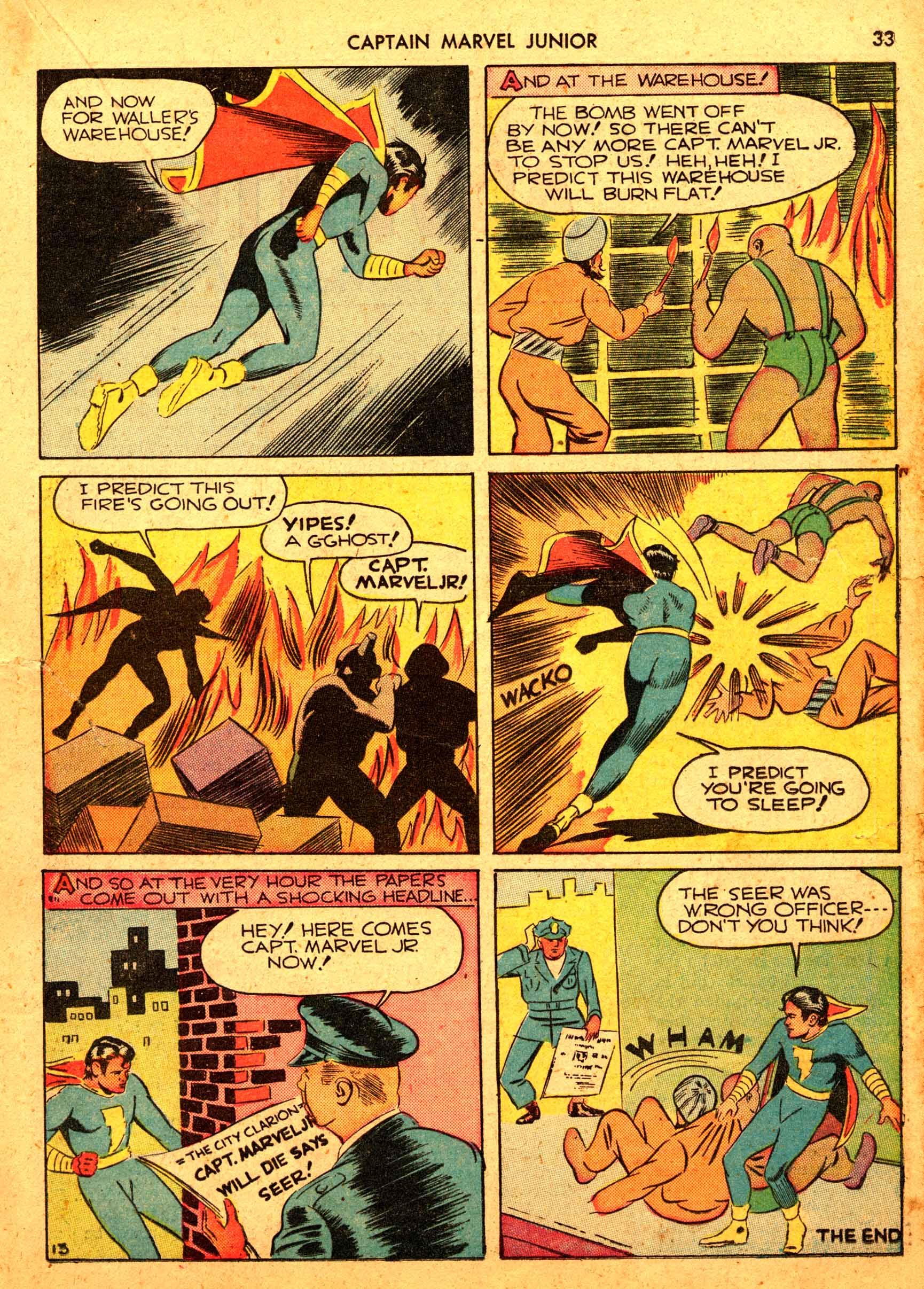 Read online Captain Marvel, Jr. comic -  Issue #8 - 34