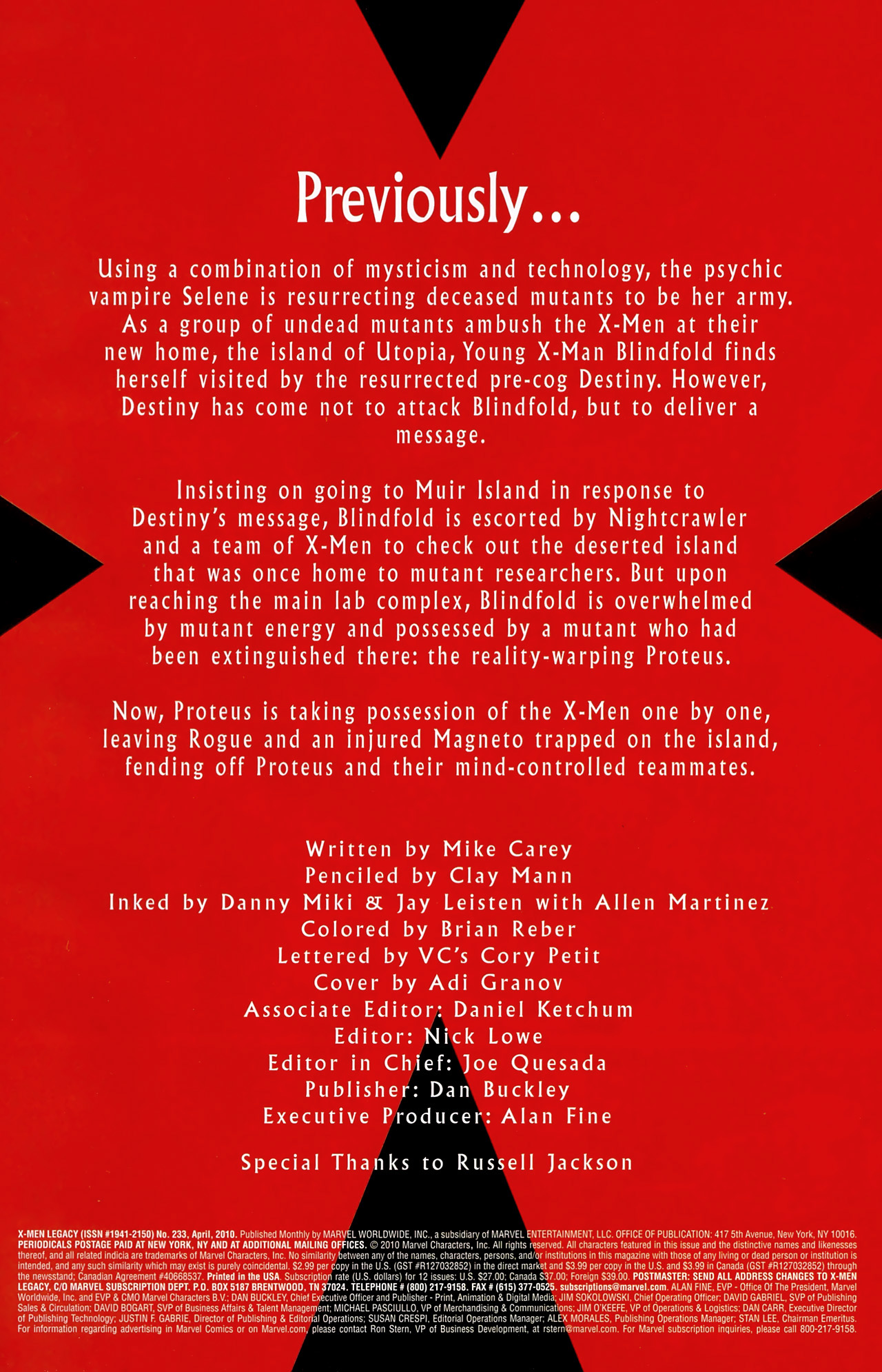 Read online X-Men Legacy (2008) comic -  Issue #233 - 3