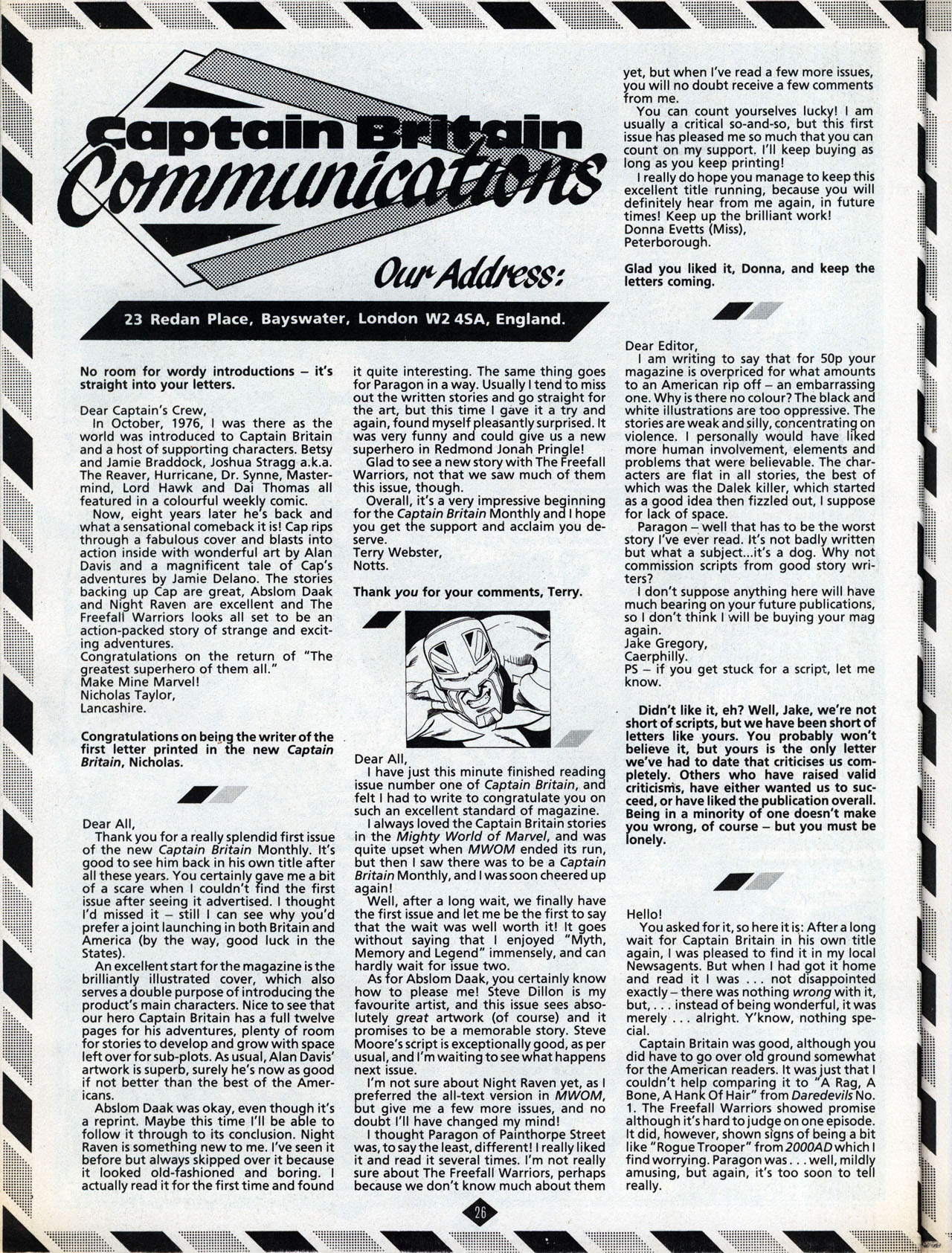 Read online Captain Britain (1985) comic -  Issue #3 - 26