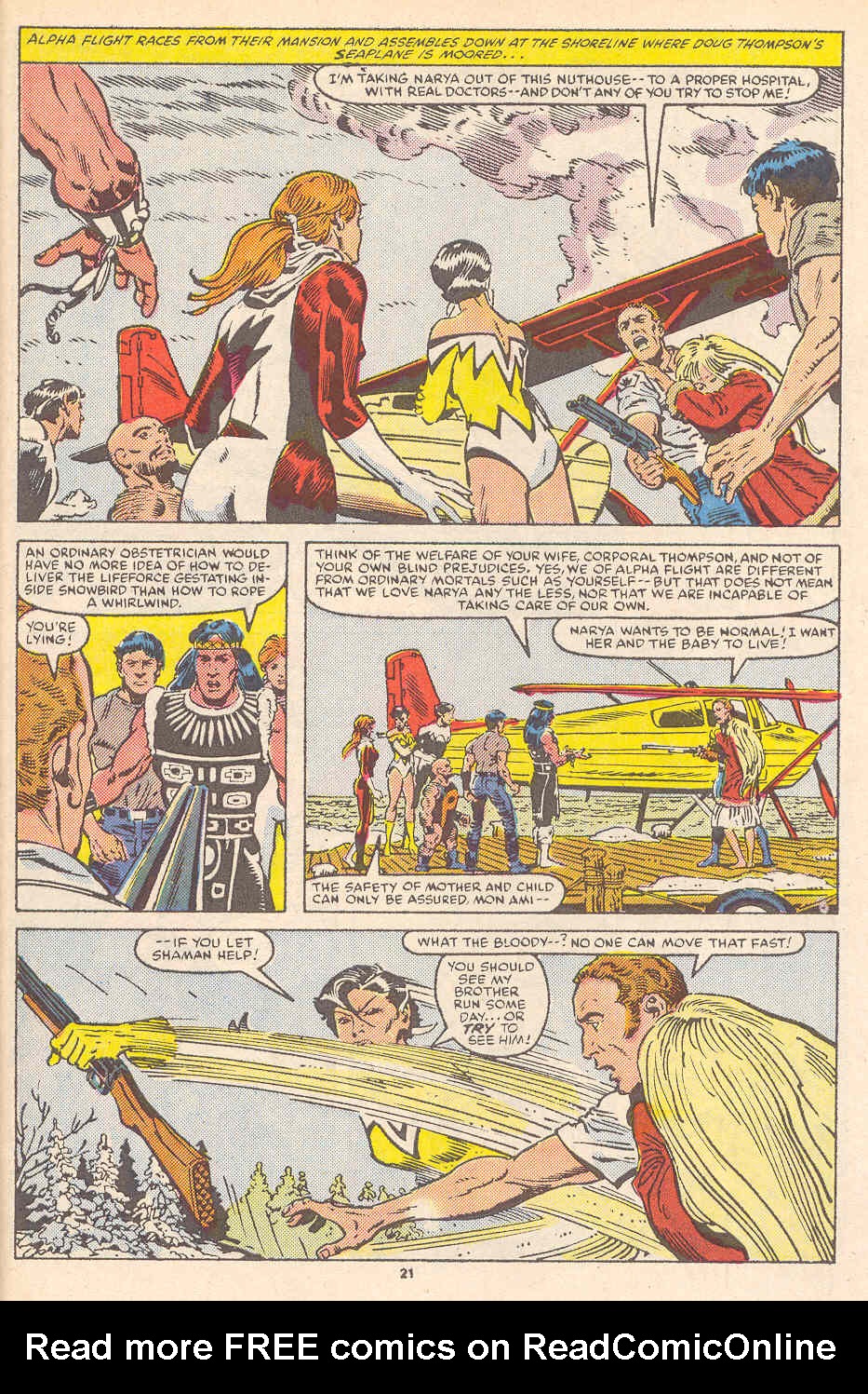 Read online Alpha Flight (1983) comic -  Issue #36 - 23