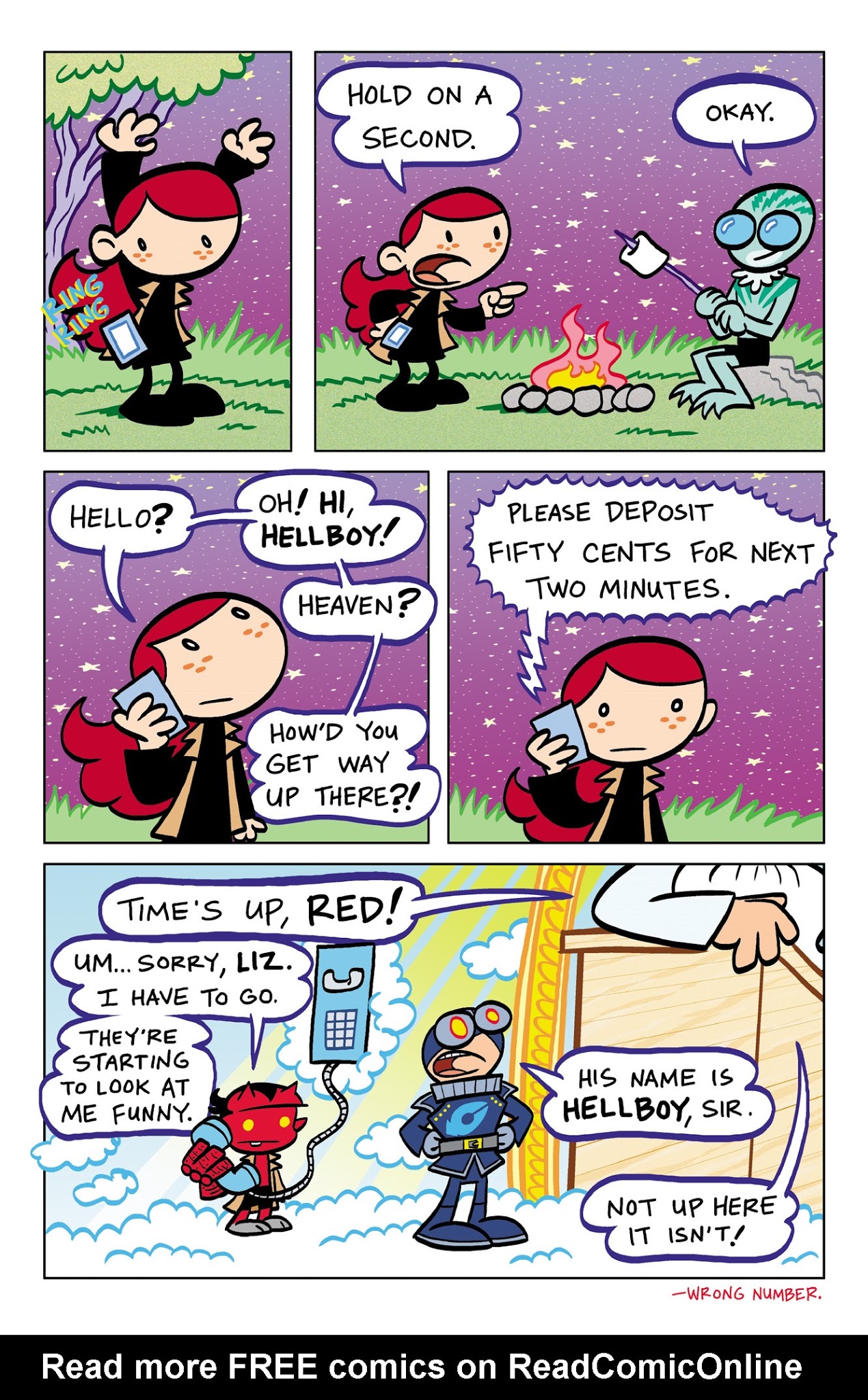 Read online Itty Bitty Hellboy comic -  Issue #4 - 8