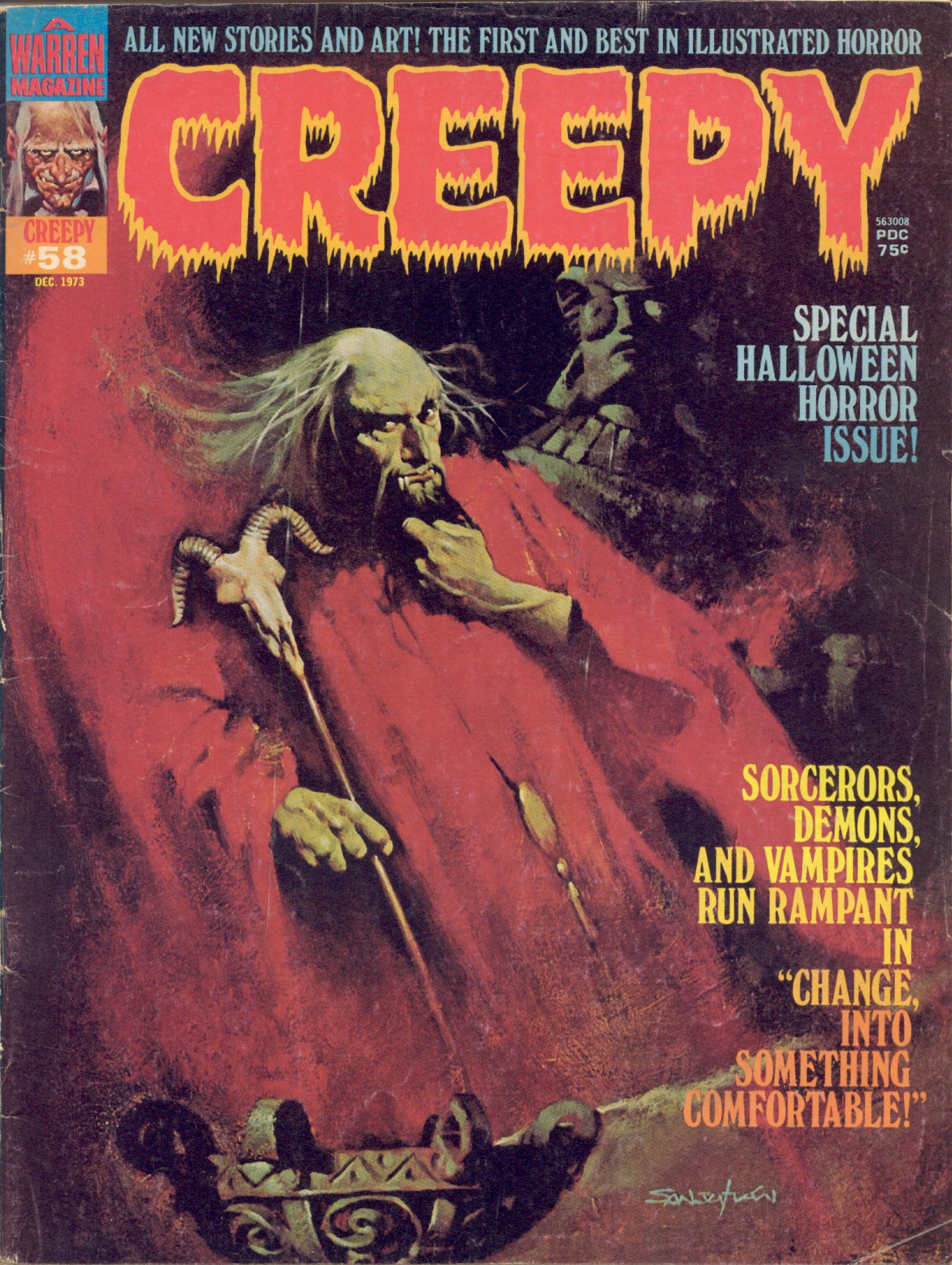 Read online Creepy (1964) comic -  Issue #58 - 1