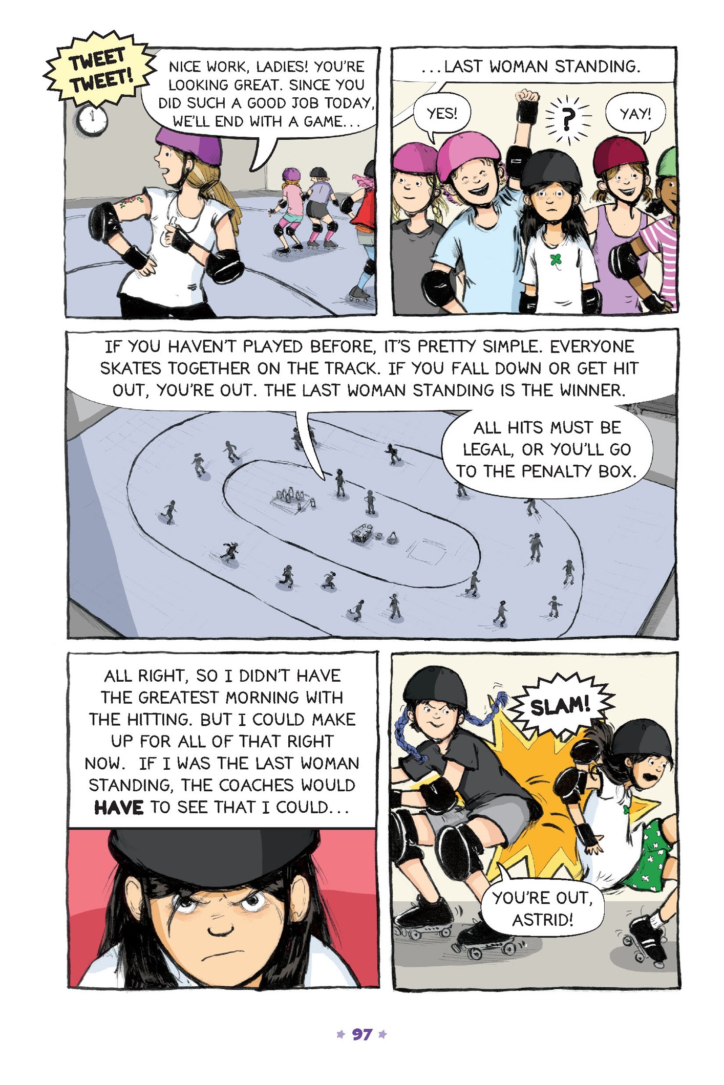 Read online Roller Girl comic -  Issue # TPB (Part 1) - 94