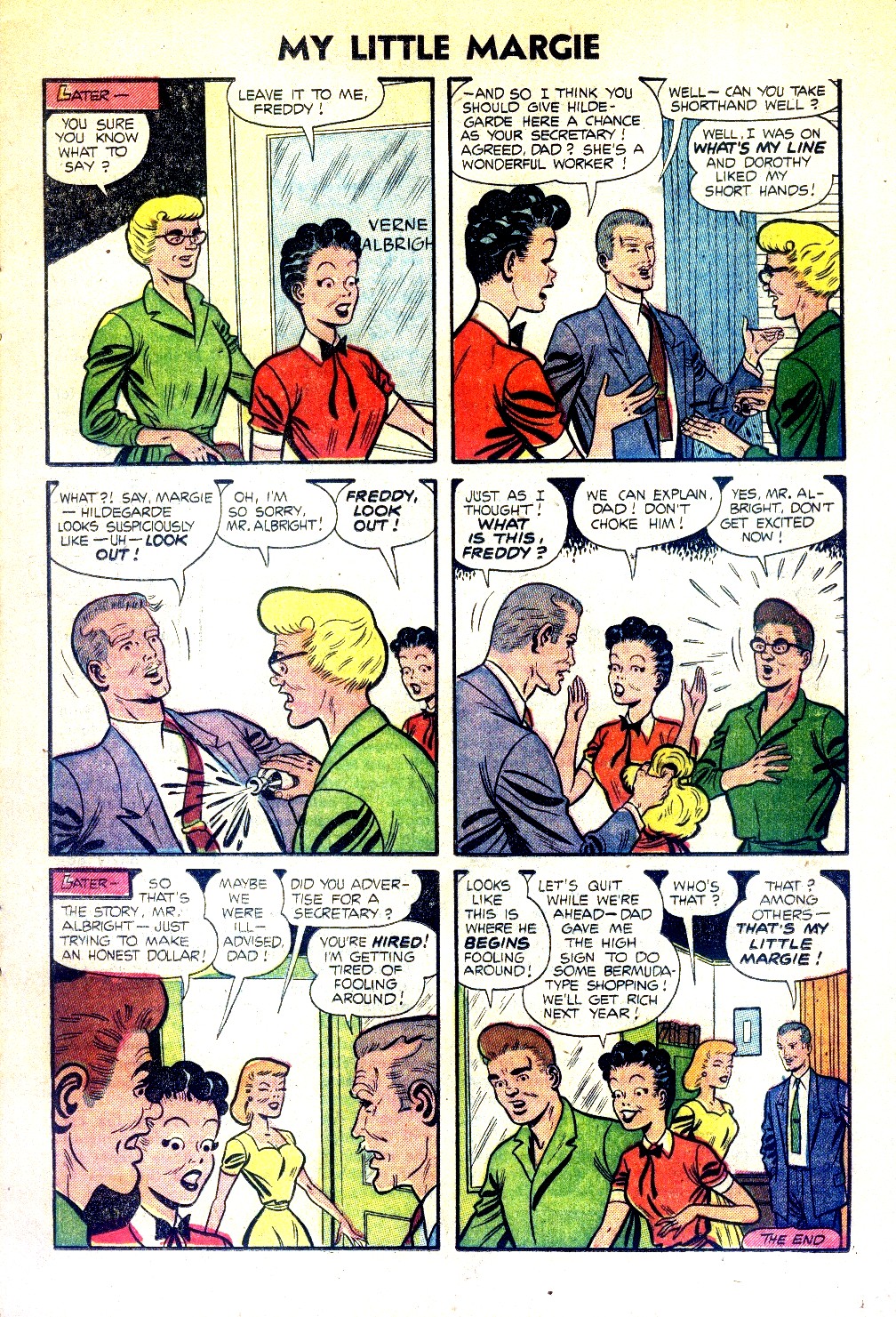 Read online My Little Margie (1954) comic -  Issue #5 - 15