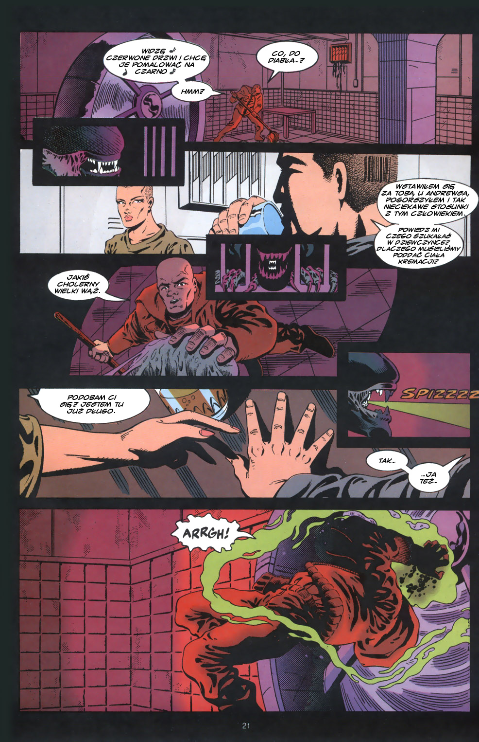 Read online Alien 3 comic -  Issue #1 - 22