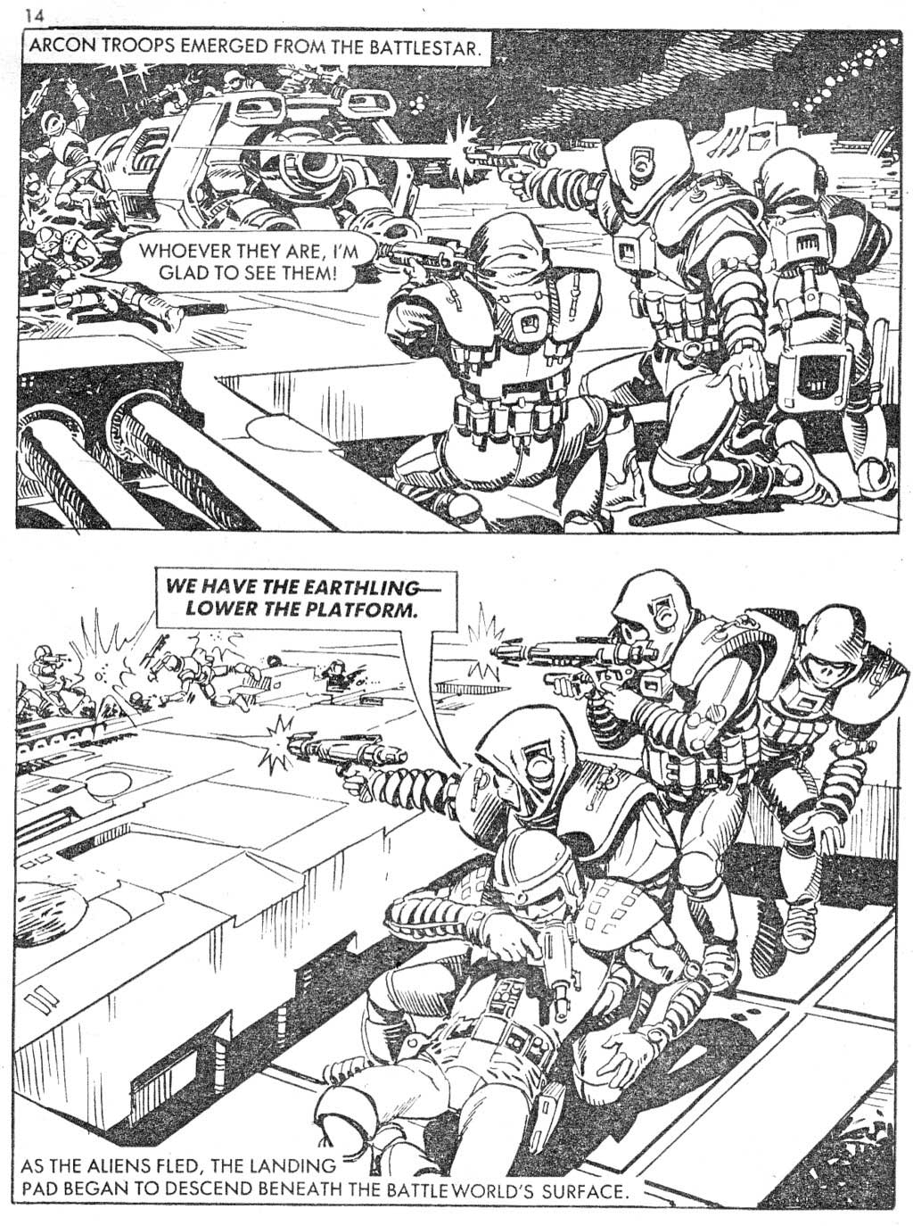 Read online Starblazer comic -  Issue #159 - 14