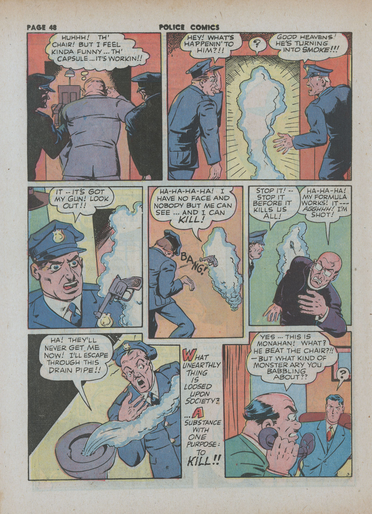 Read online Police Comics comic -  Issue #18 - 50