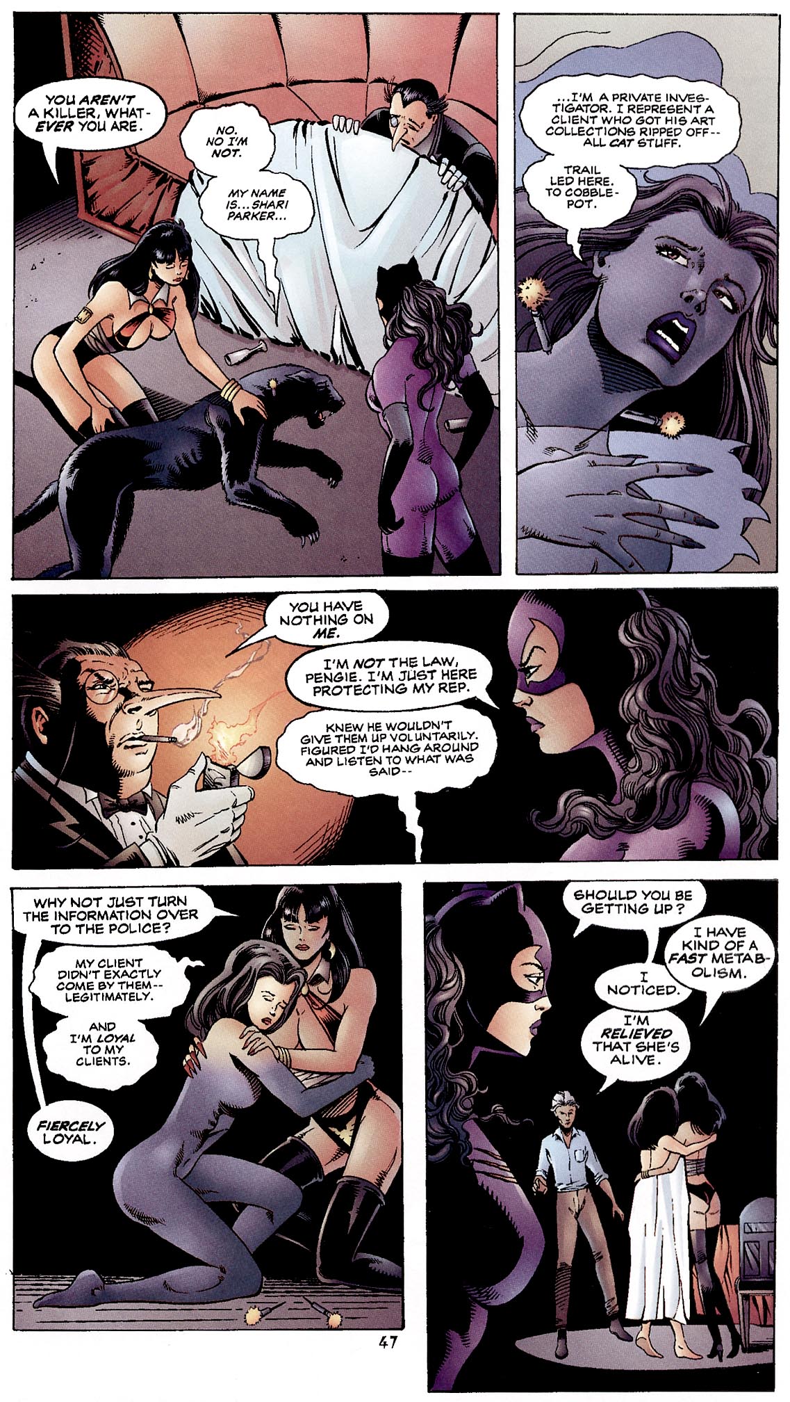 Read online Catwoman/Vampirella: The Furies comic -  Issue # Full - 49