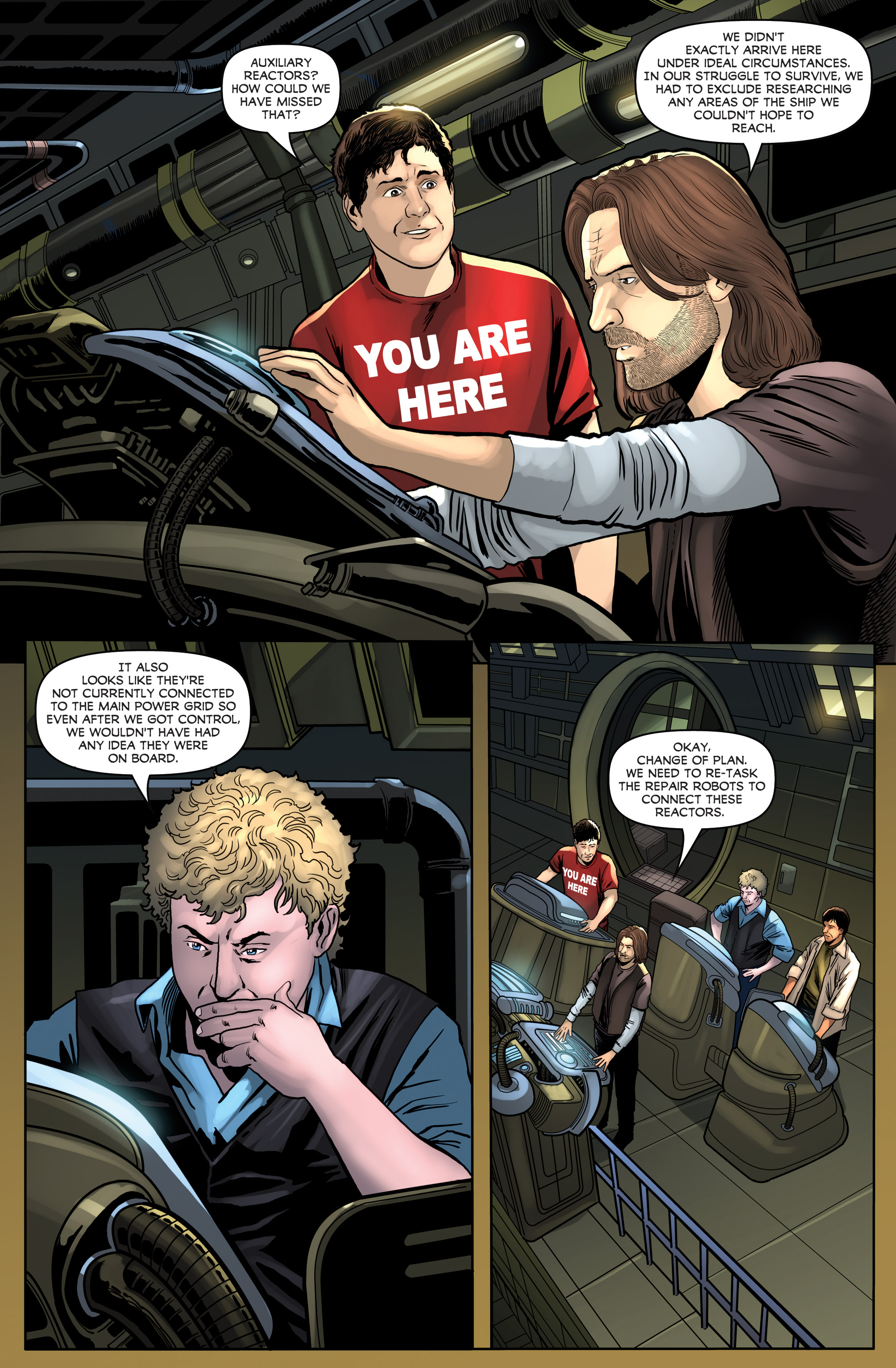 Read online Stargate Universe comic -  Issue #4 - 5