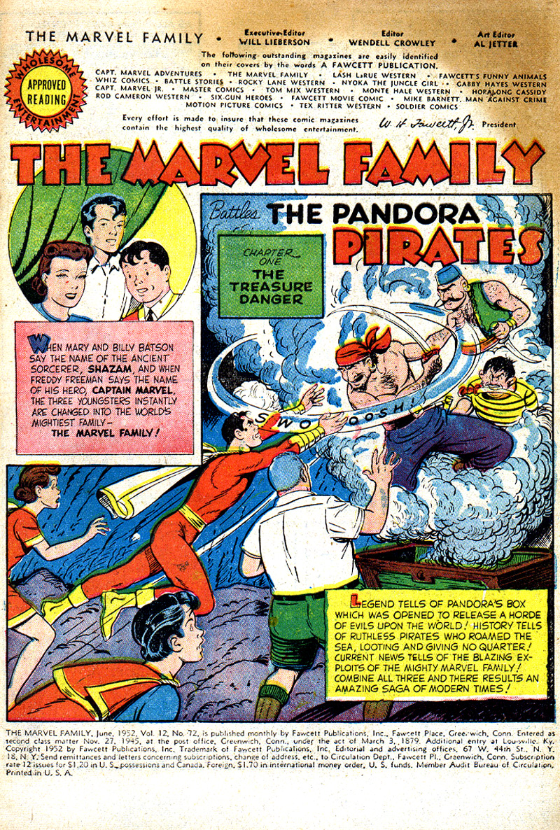 Read online The Marvel Family comic -  Issue #72 - 3