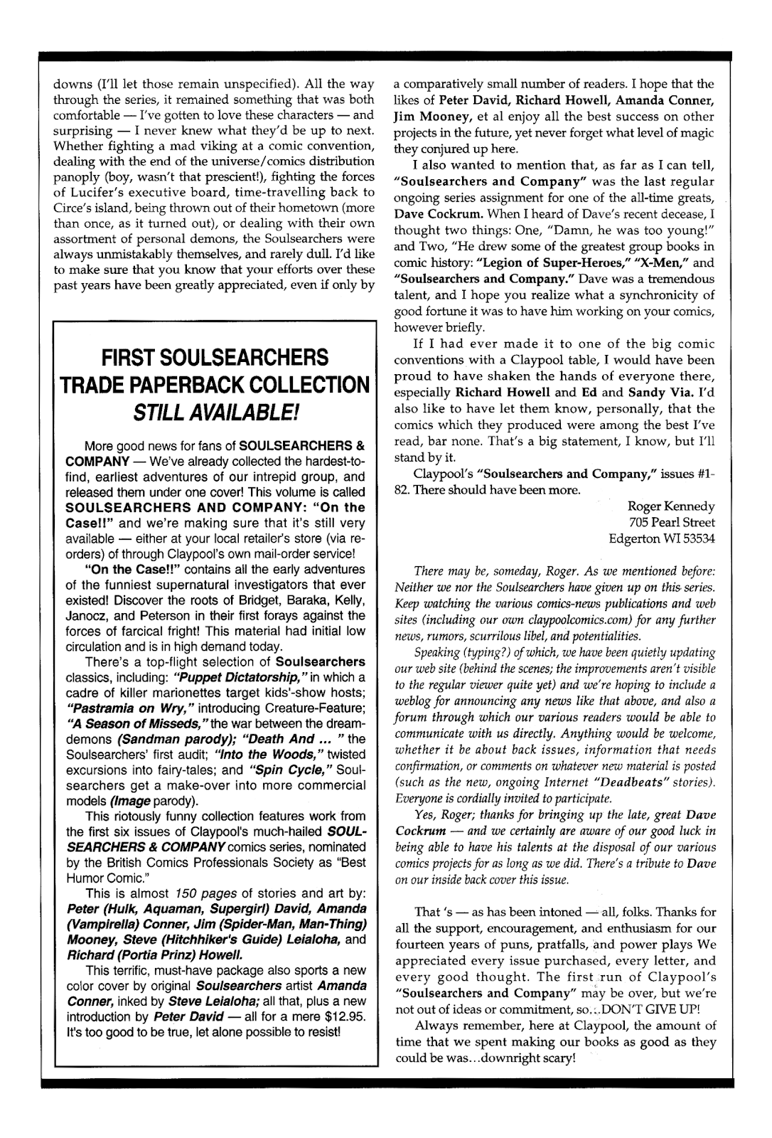 Soulsearchers and Company issue 82 - Page 32