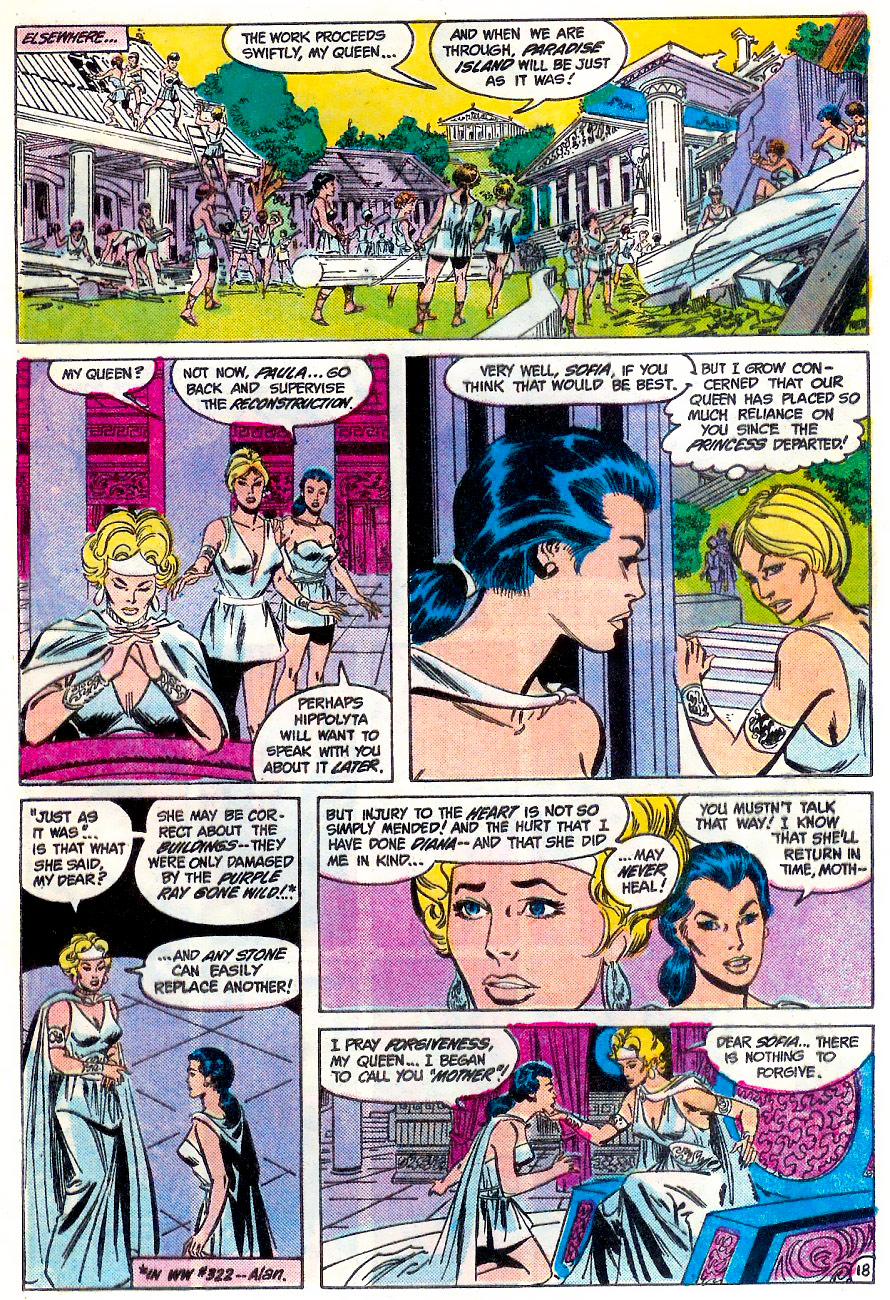 Read online Wonder Woman (1942) comic -  Issue #324 - 19