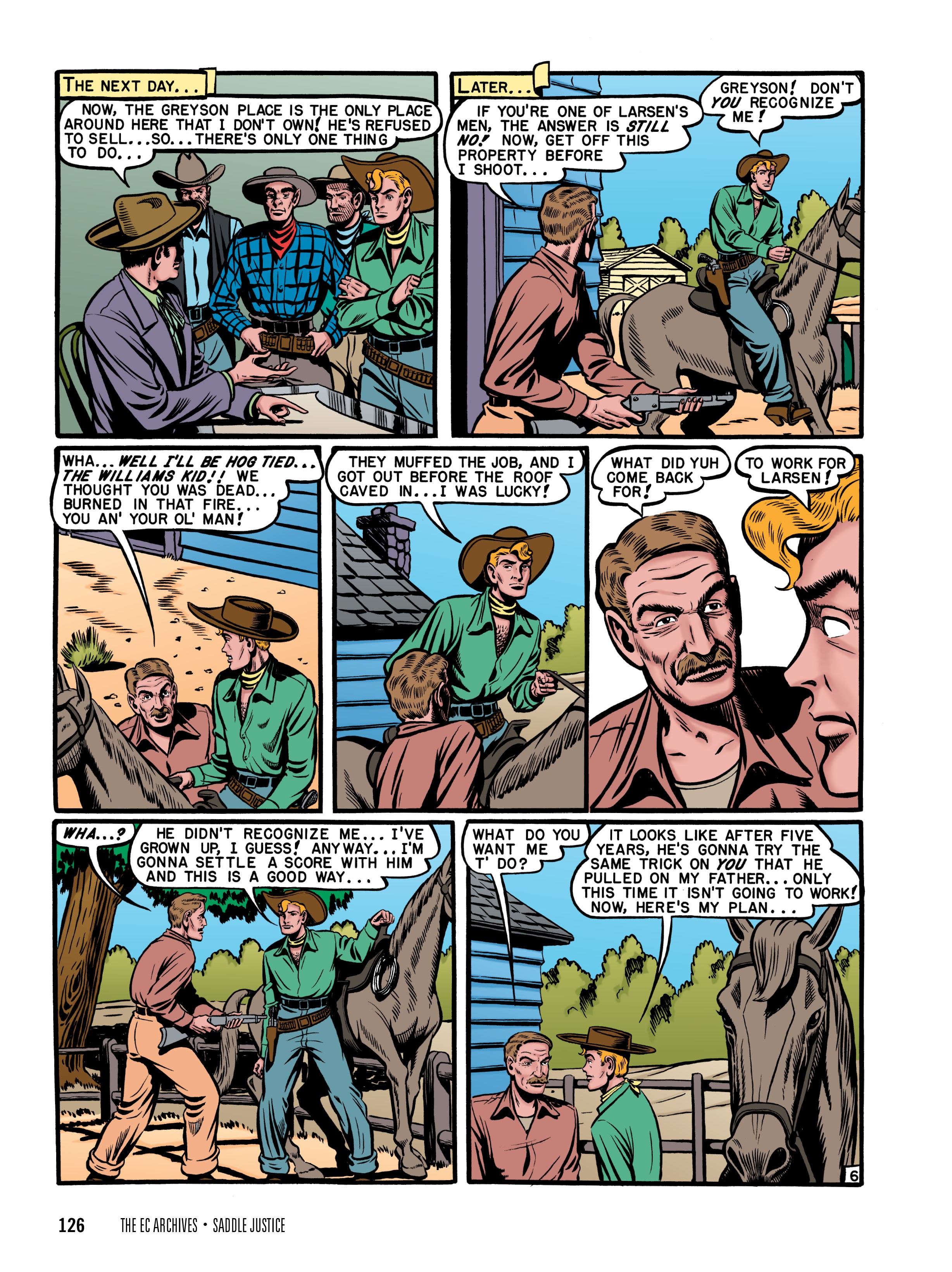Read online The EC Archives: Saddle Justice comic -  Issue # TPB (Part 2) - 28
