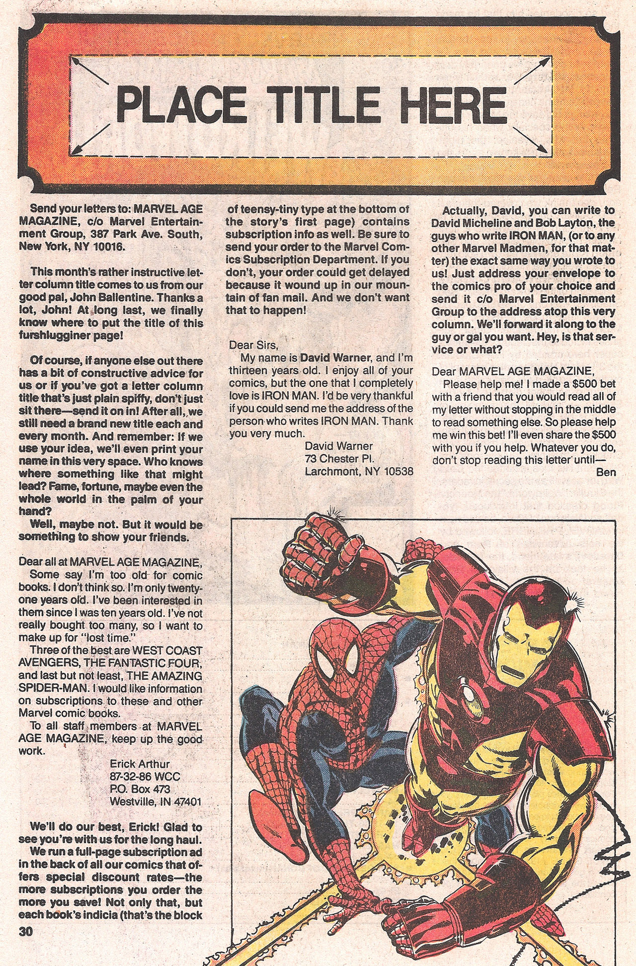 Read online Marvel Age comic -  Issue #69 - 31