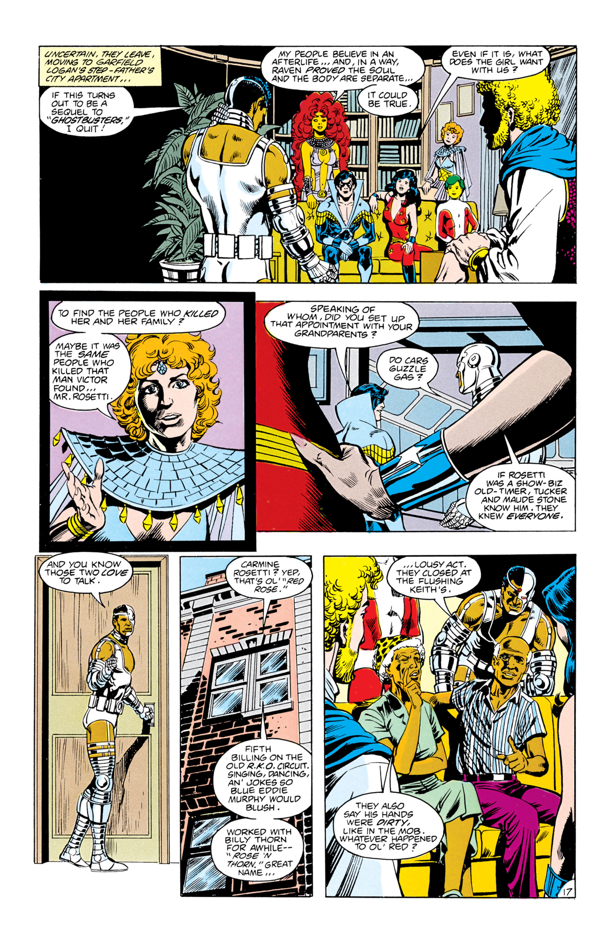 Read online The New Teen Titans (1984) comic -  Issue #12 - 17