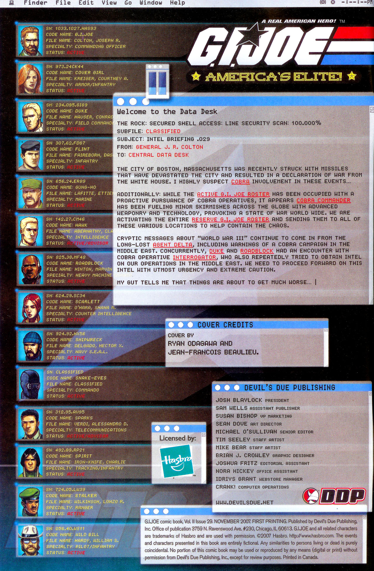 Read online G.I. Joe (2005) comic -  Issue #29 - 2