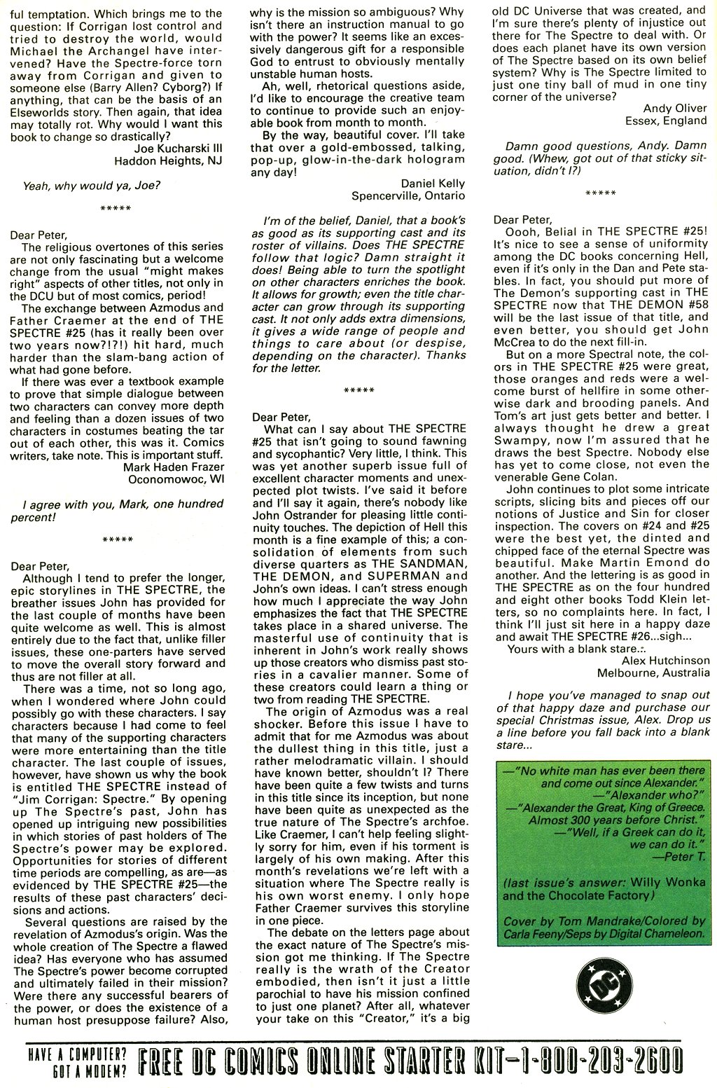 Read online The Spectre (1992) comic -  Issue #30 - 26