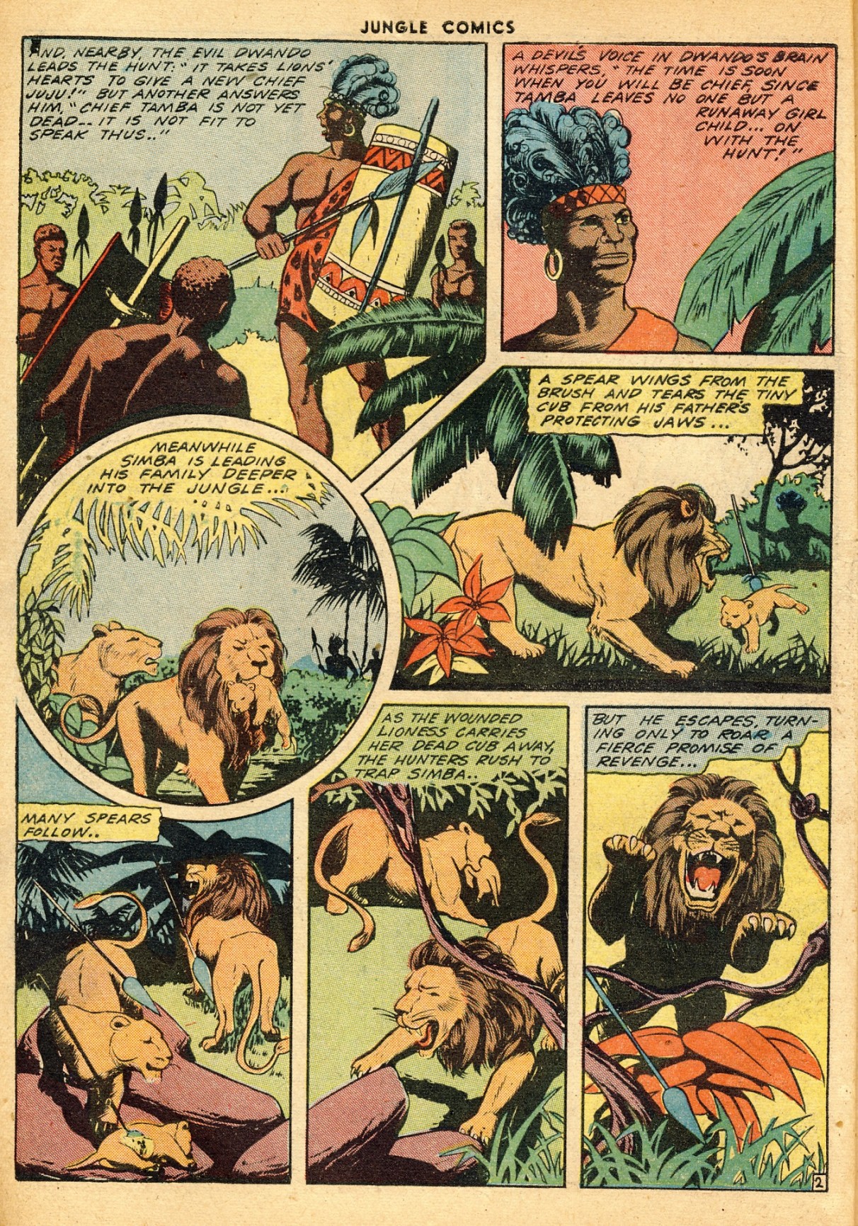 Read online Jungle Comics comic -  Issue #51 - 16