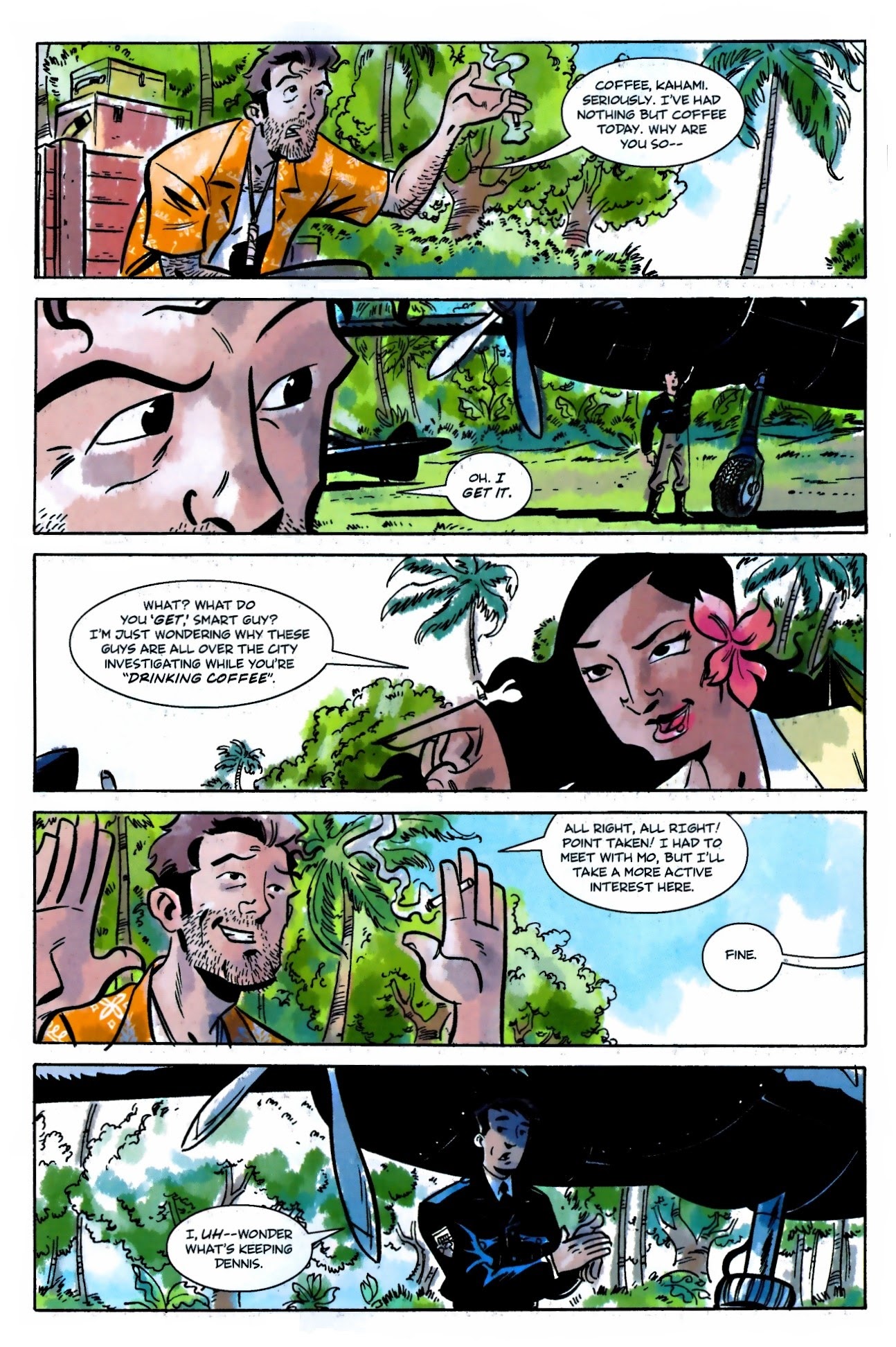 Read online Hawaiian Dick: Screaming Black Thunder comic -  Issue #2 - 18