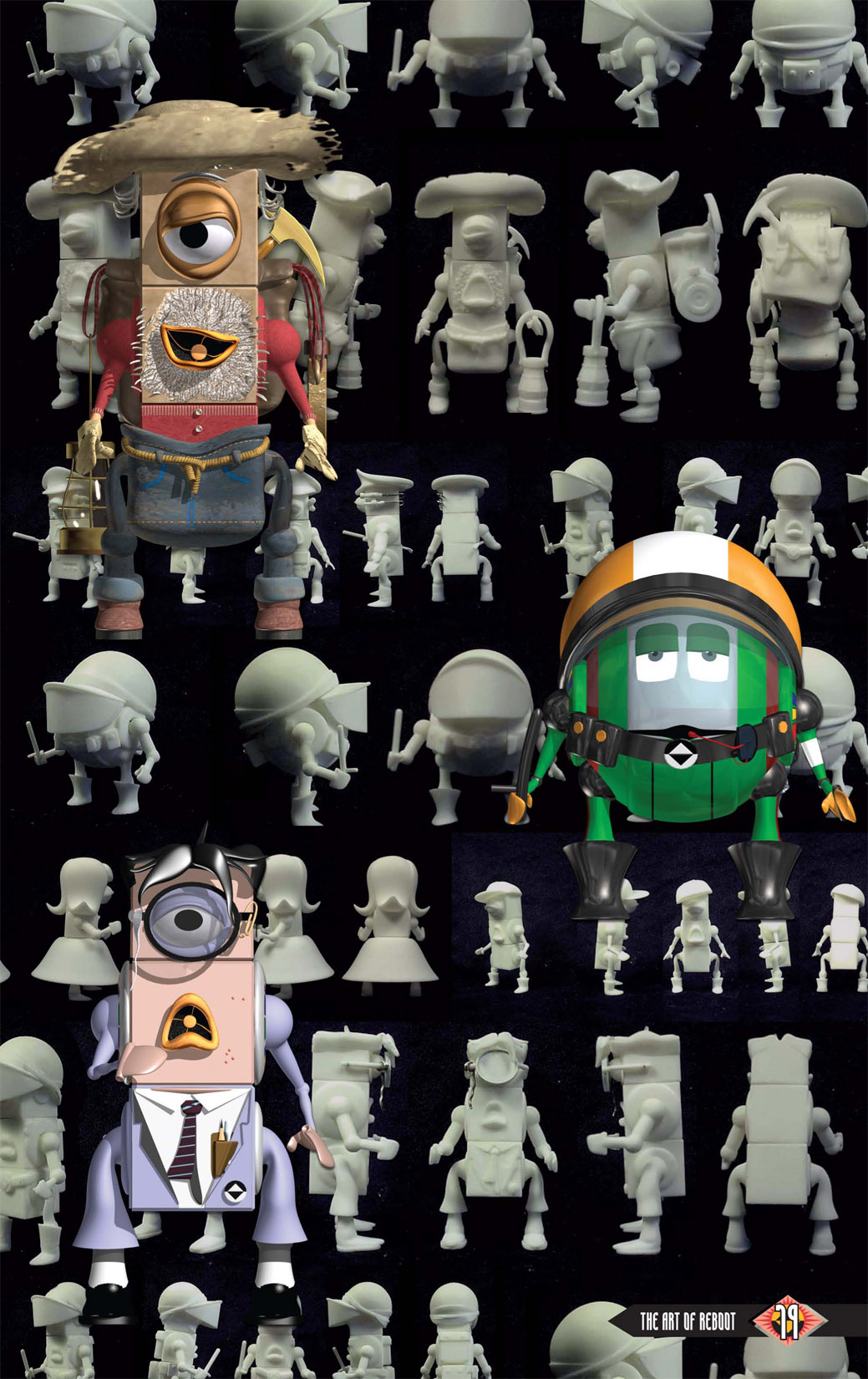 Read online The Art of Reboot comic -  Issue # TPB - 78