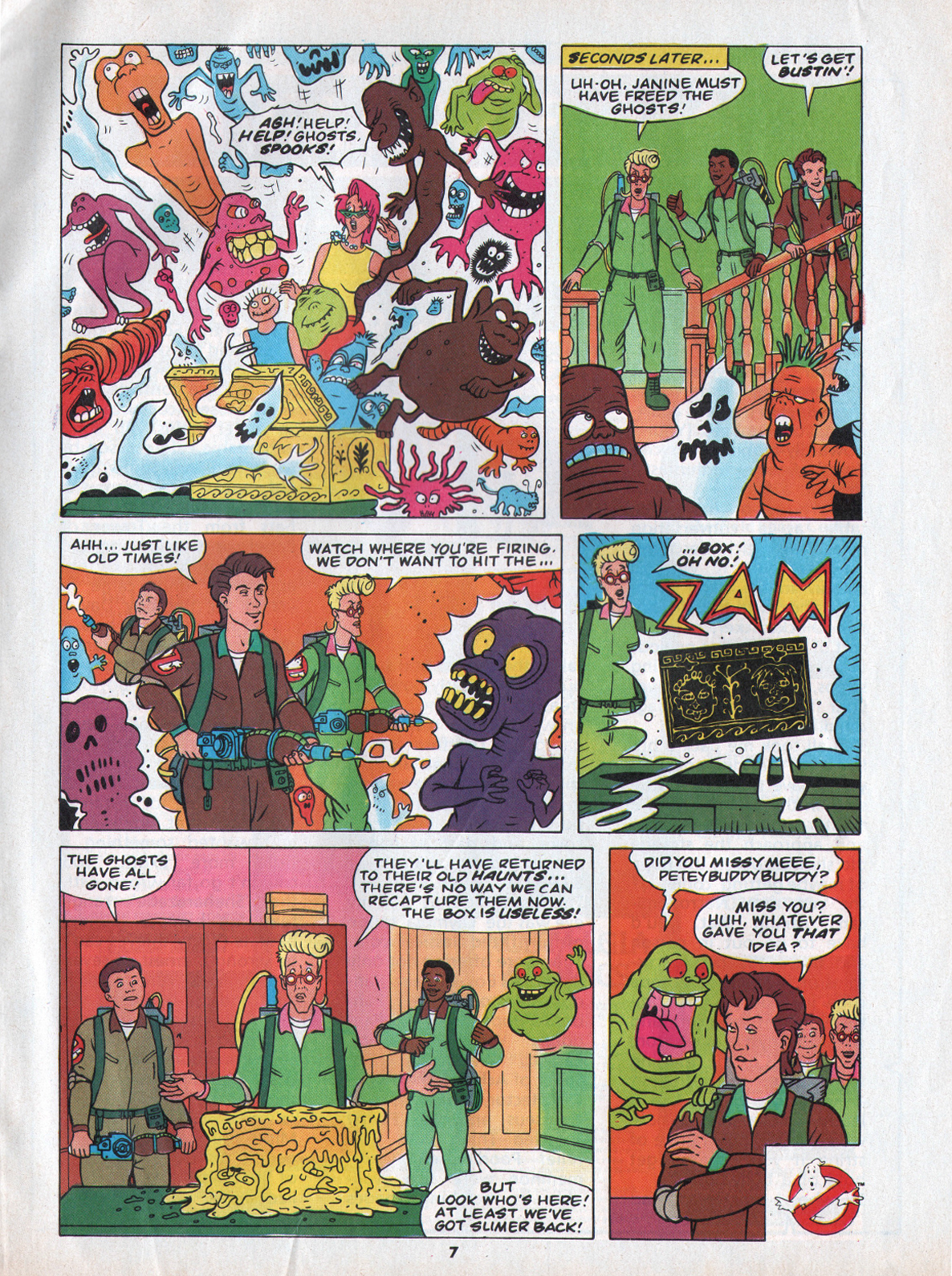 Read online The Real Ghostbusters comic -  Issue #78 - 7