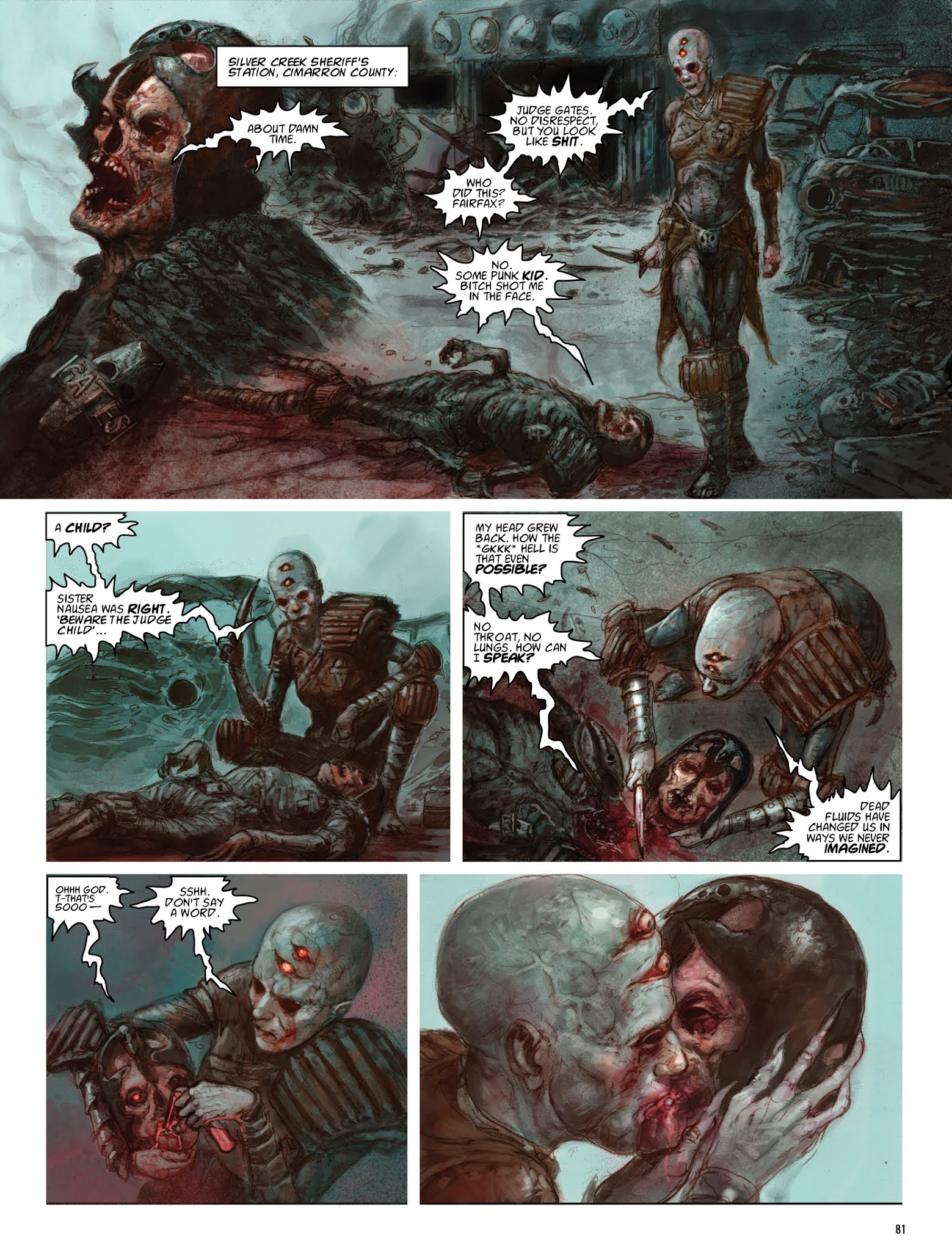 Read online The Dark Judges: The Fall of Deadworld comic -  Issue # TPB - 82