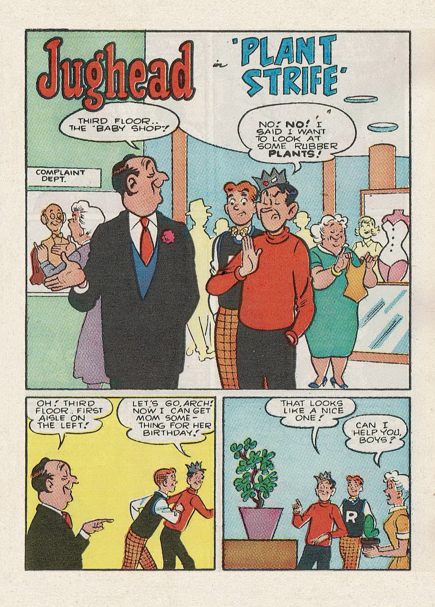Read online Jughead Jones Comics Digest comic -  Issue #59 - 69