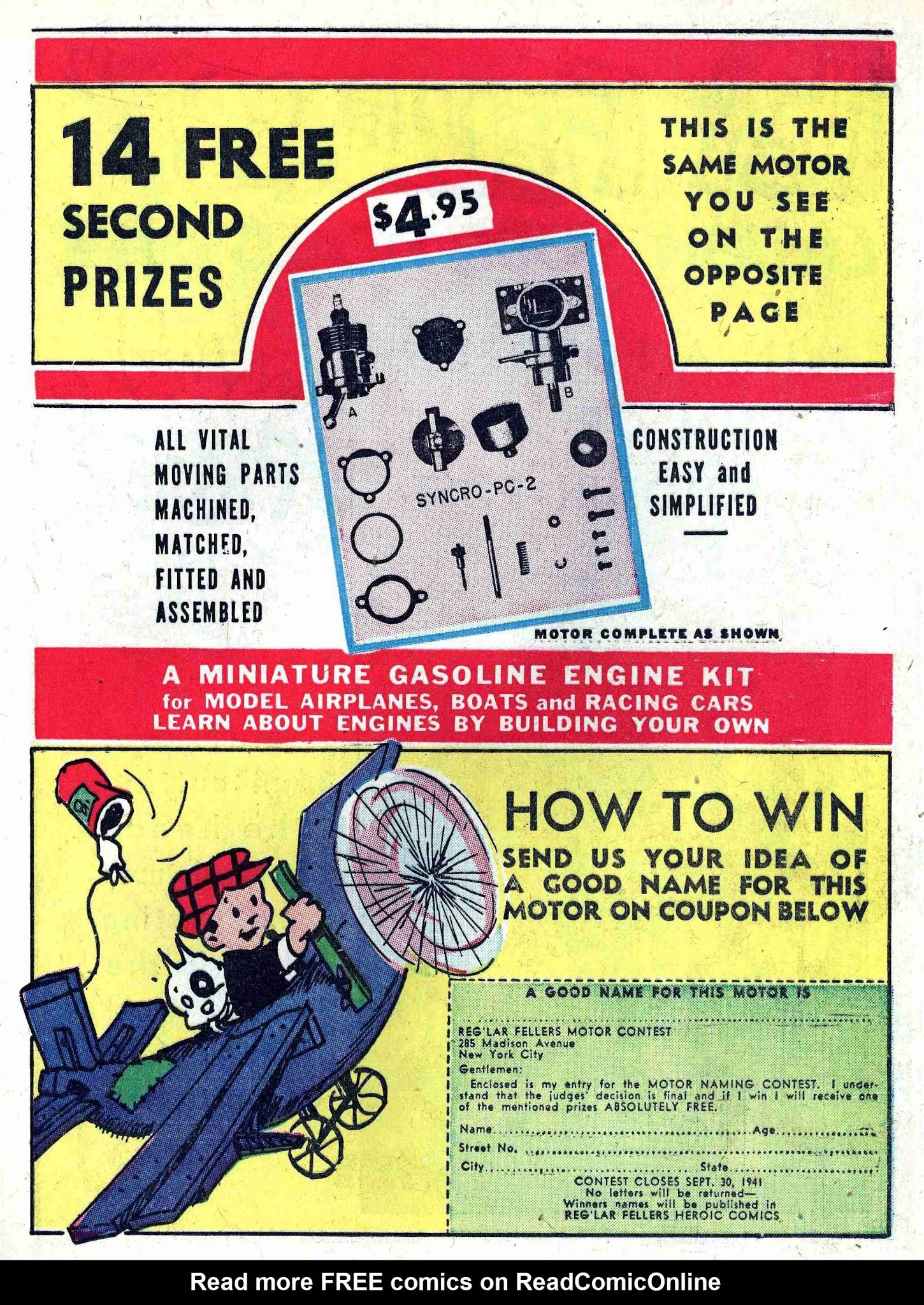 Read online Reg'lar Fellers Heroic Comics comic -  Issue #8 - 41