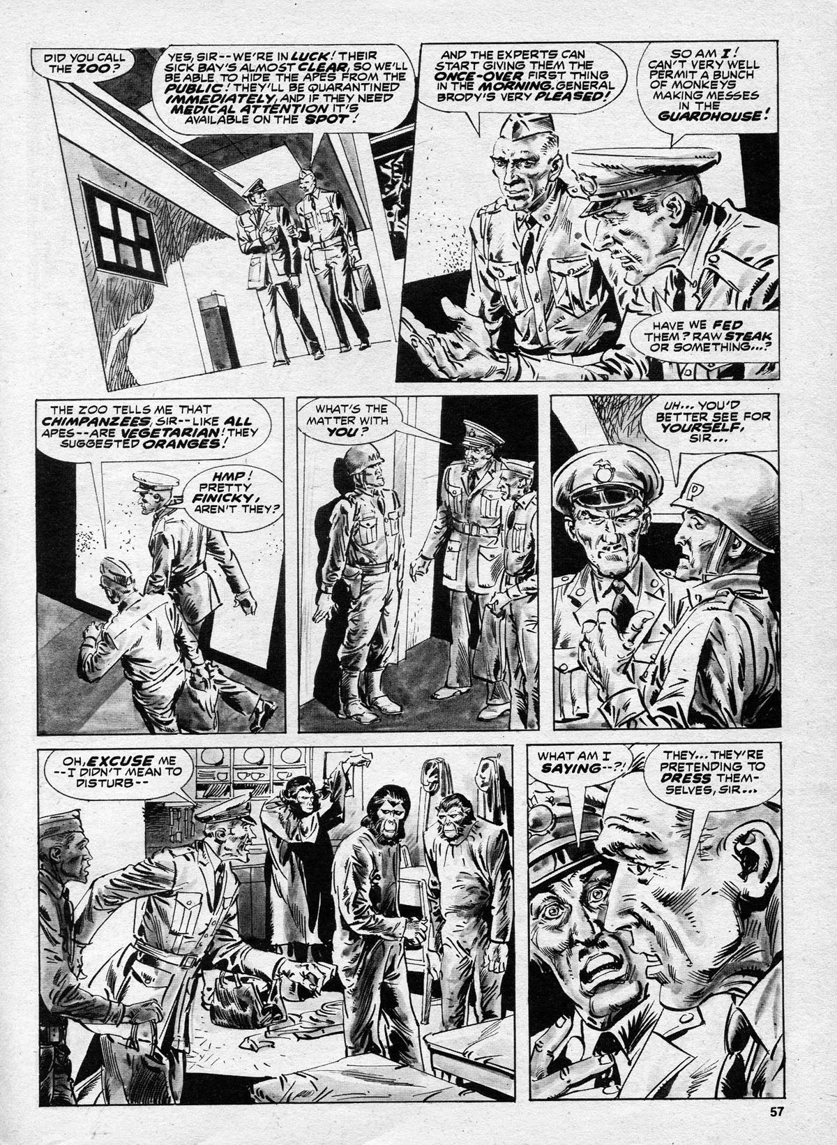 Read online Planet of the Apes comic -  Issue #12 - 57